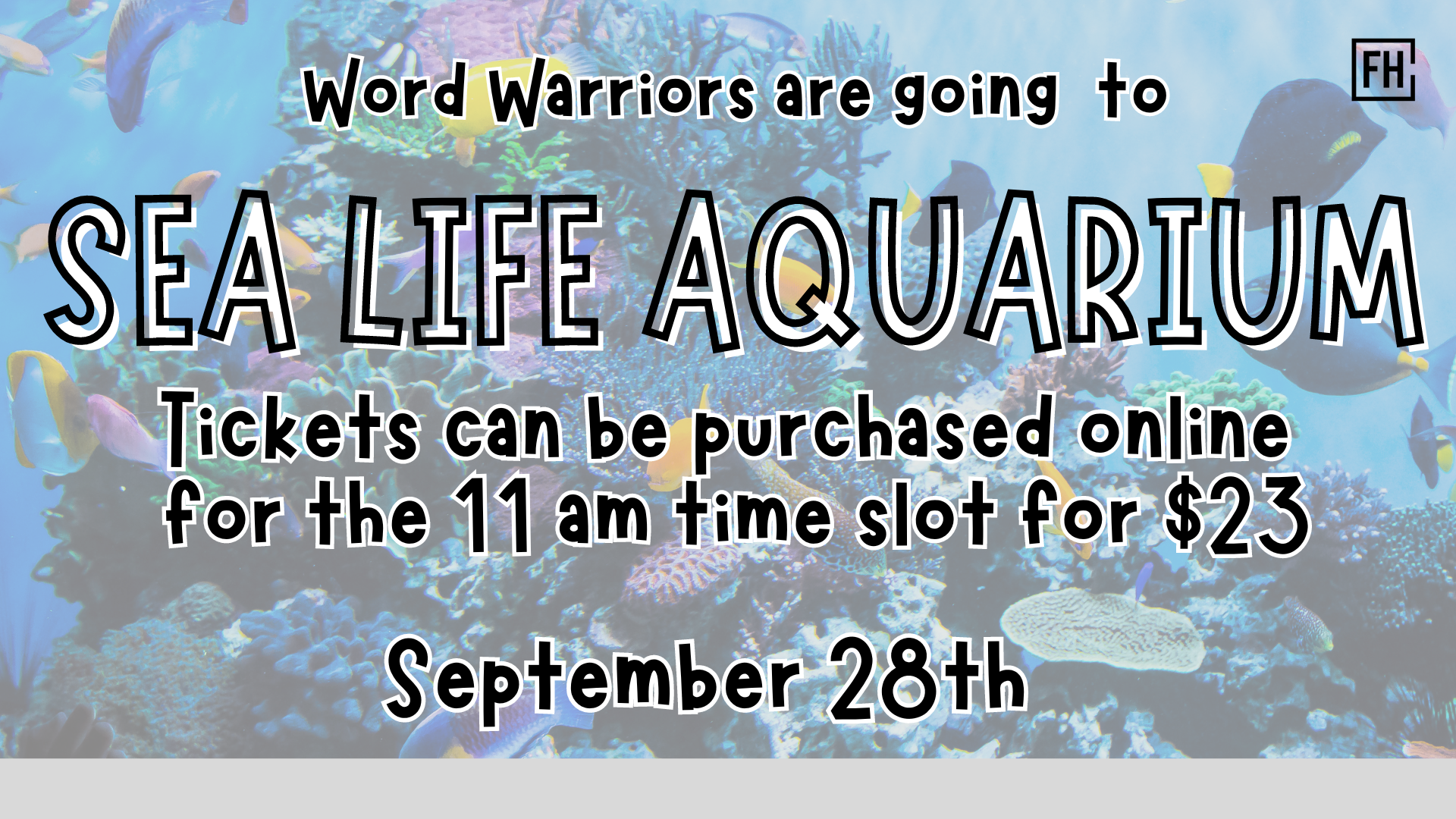 Sea Life Aquarium Trip