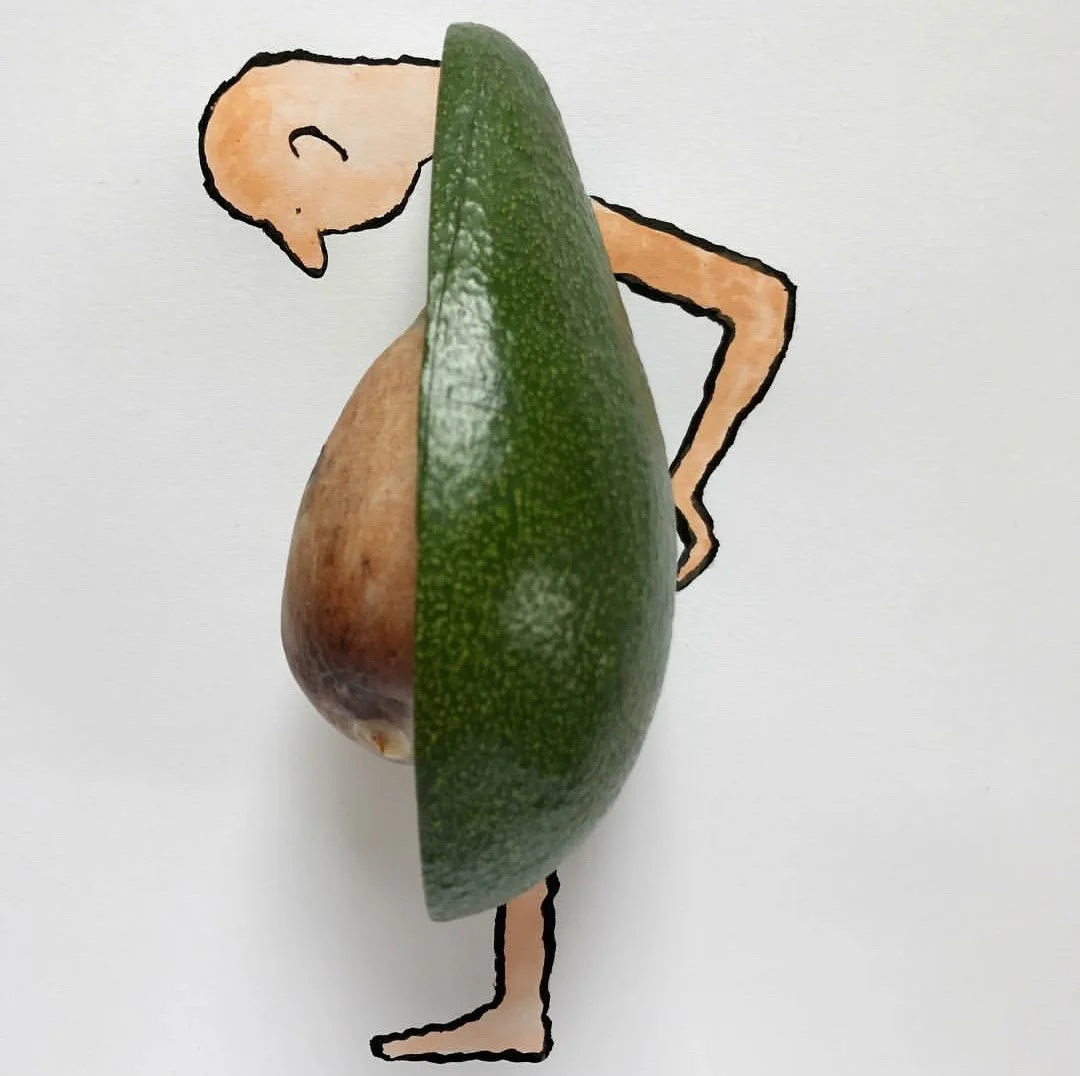 Jean Jullien, ilustración para "Pidapipó Gelateria", 2017.