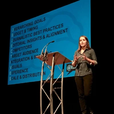 Deziel, presenting at the Digital Summit Denver, 2016. Credit: mdeziel.com