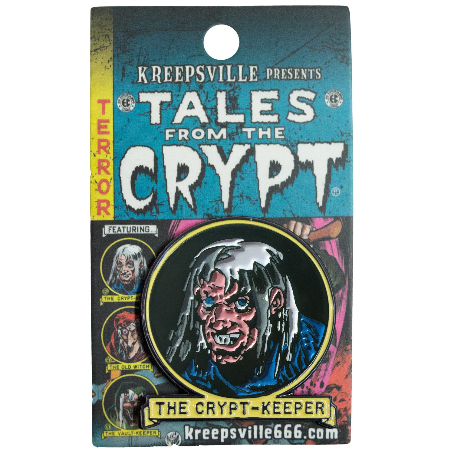 Tales From The Crypt Crypt Keeper Enamel Pin Badge