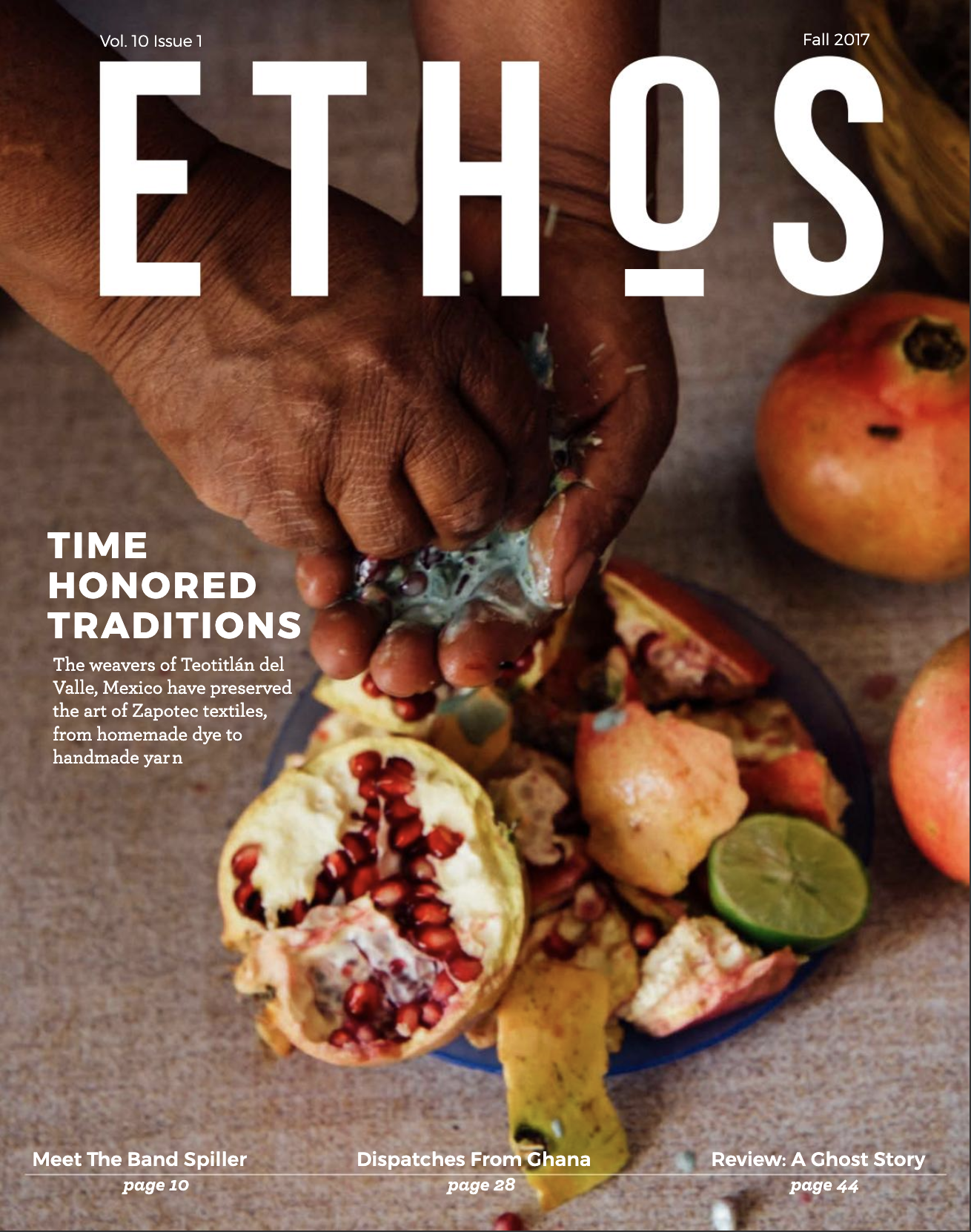 Ethos Mag Cover Story + Photos