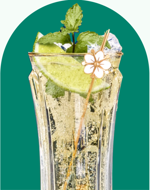 Hugo Spritz Cocktail (St-Germain Elderflower Spritz) - A Grateful Meal