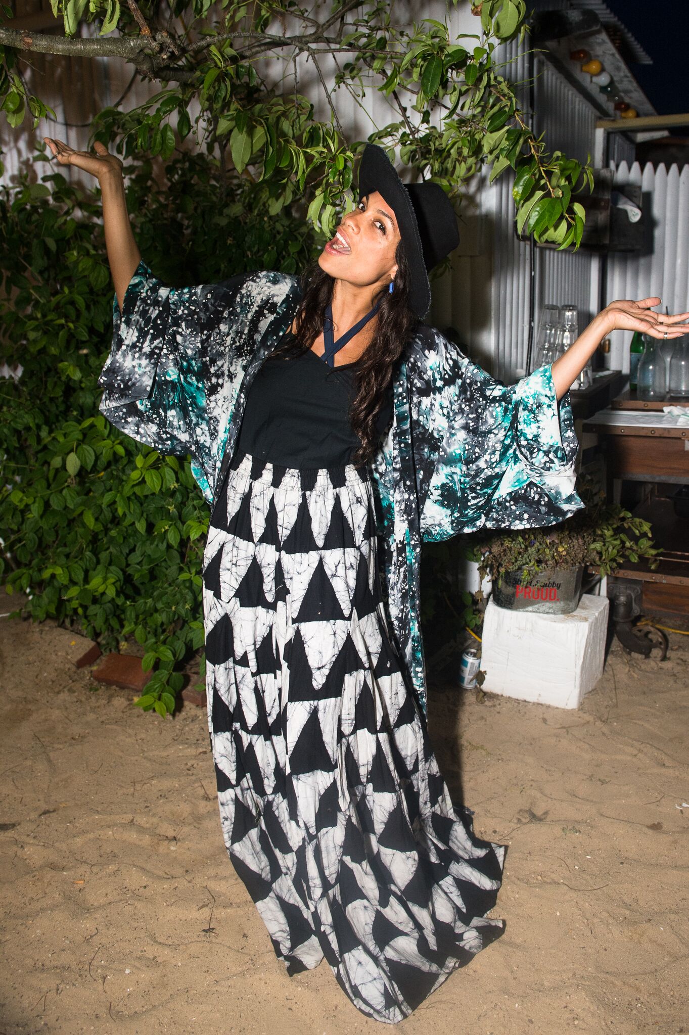 Rosario Dawson toasts Studio 189 with Grey Goose at Surf Lodge