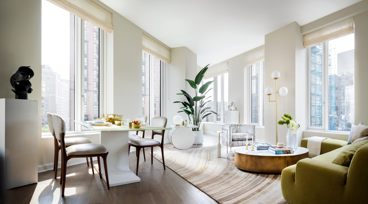 One Hudson Yards Living Area w Dining - courtesy of Related.jpeg