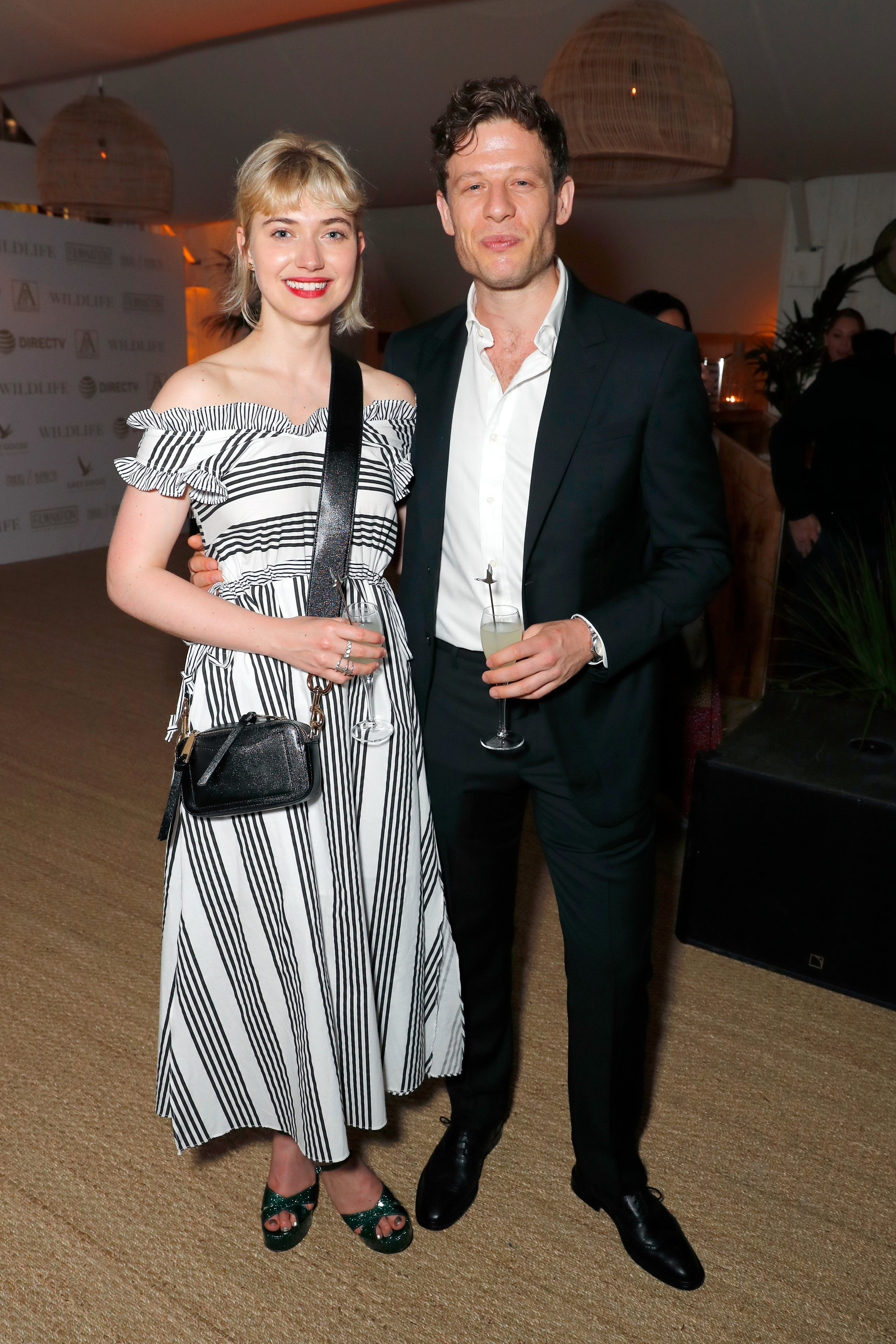 Imogen Poots and James Norton Toast