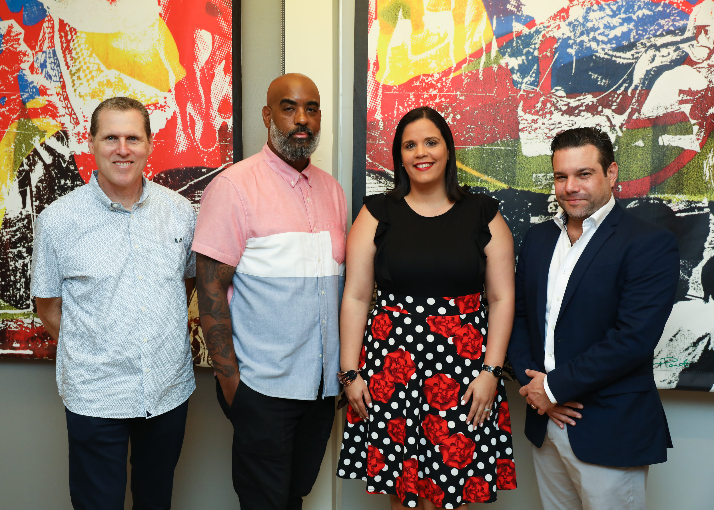 Rod Simmons, M. Tony Peralta, Rosa Peña and Miguel Diaz