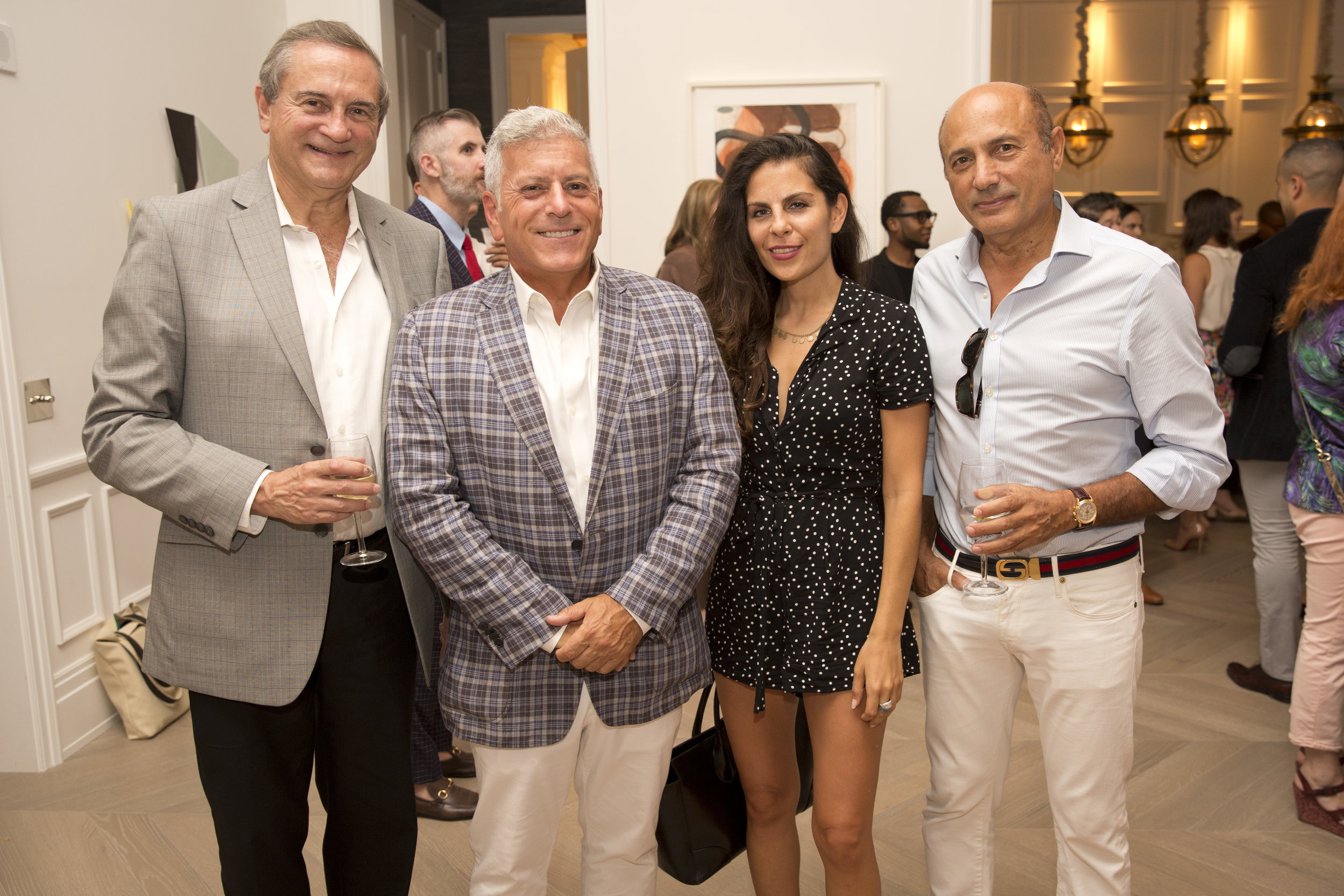 Alex Shenberg, Stuart Sussman, Lila Nejad, and Guest