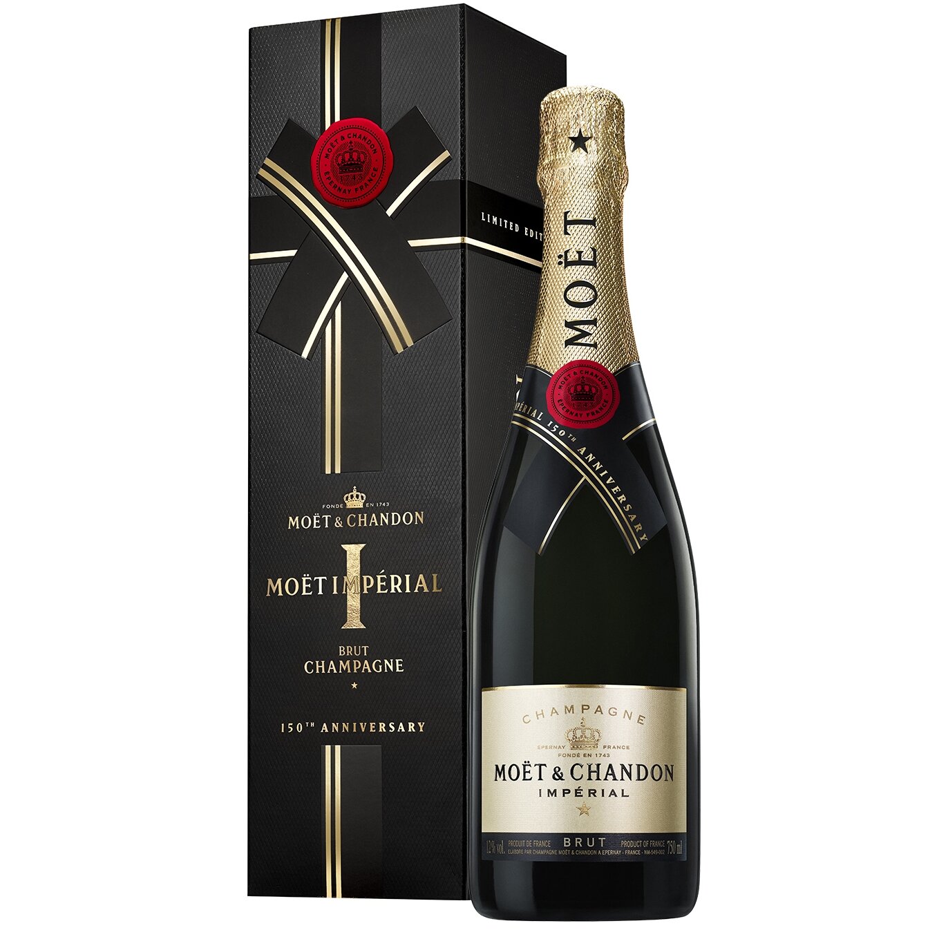 Moët &amp; Chandon Impérial Brut 150th Anniversary Limited Edition Bottle &amp; Gift Box