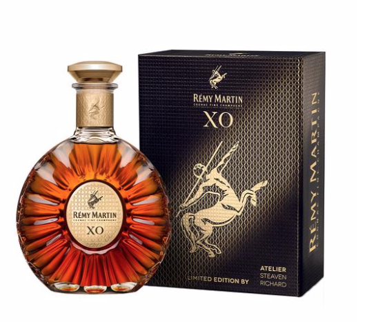 Rémy Martin XO limited-edition bottle designed by celebrated French Atelier, Steaven Richard