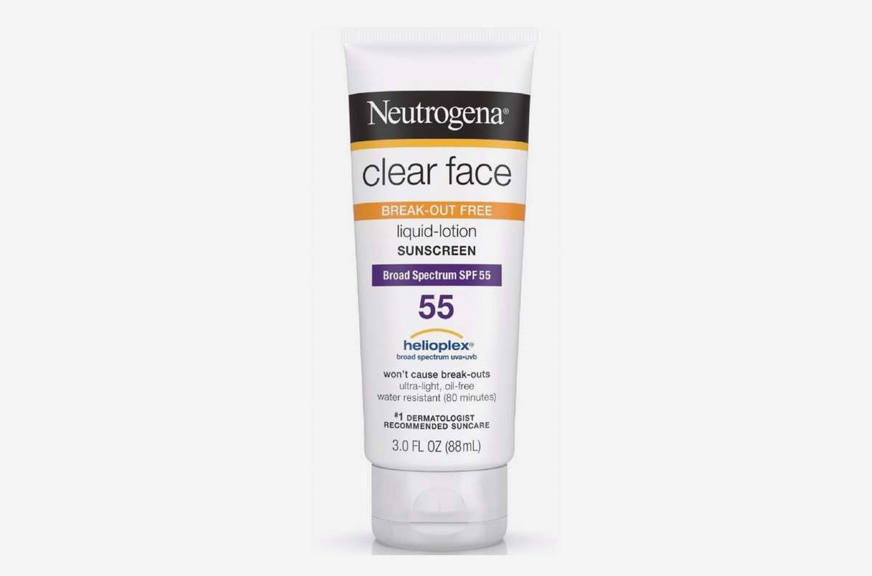  This neutrogena Clear Face break-out free sunscreen is popular for oily/acne prone skin:     