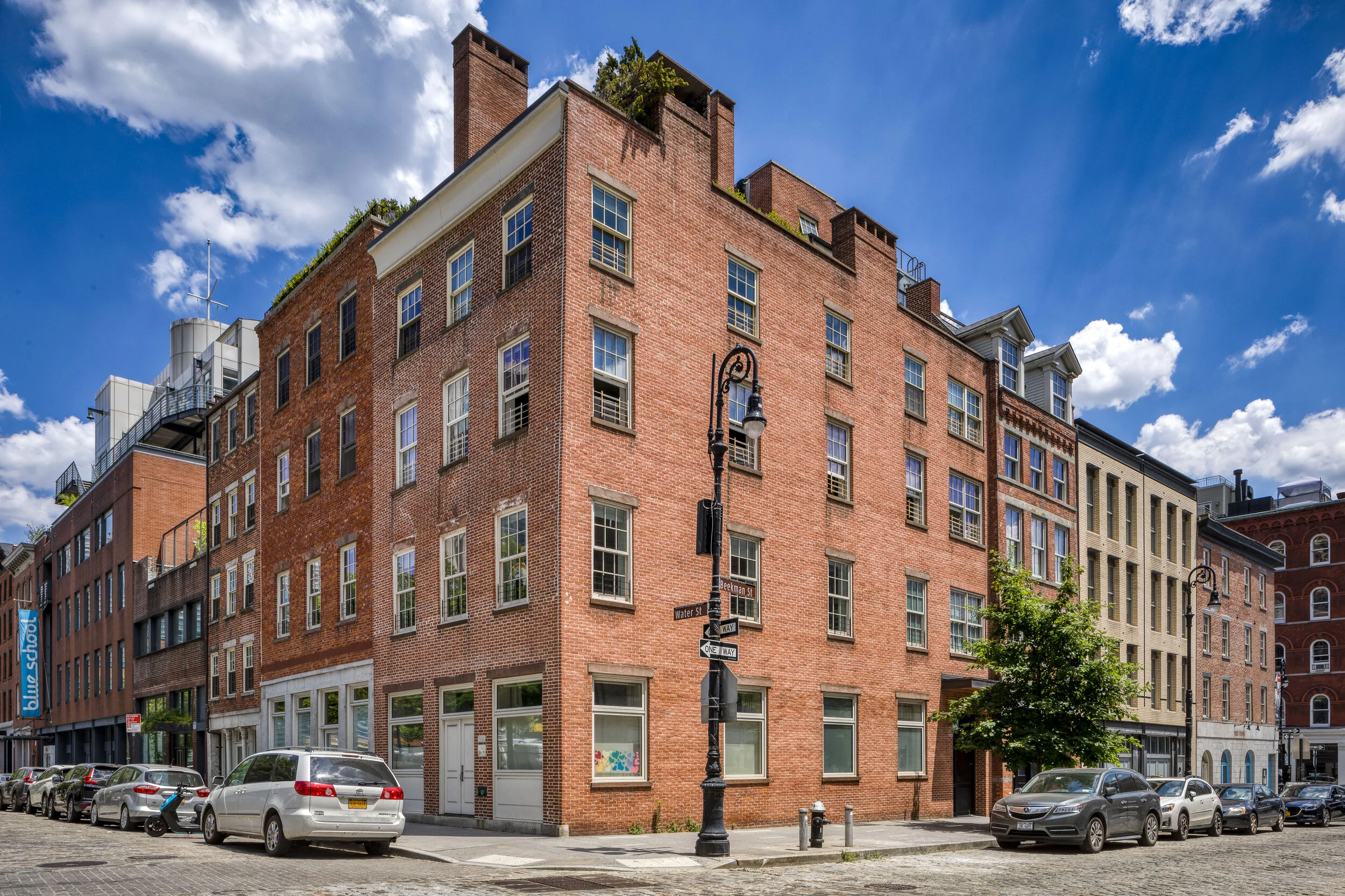 NEW YORK, NY - June 26, 2020: Front exterior of 130 Beekman #5A. CREDIT: Katherine Marks. 