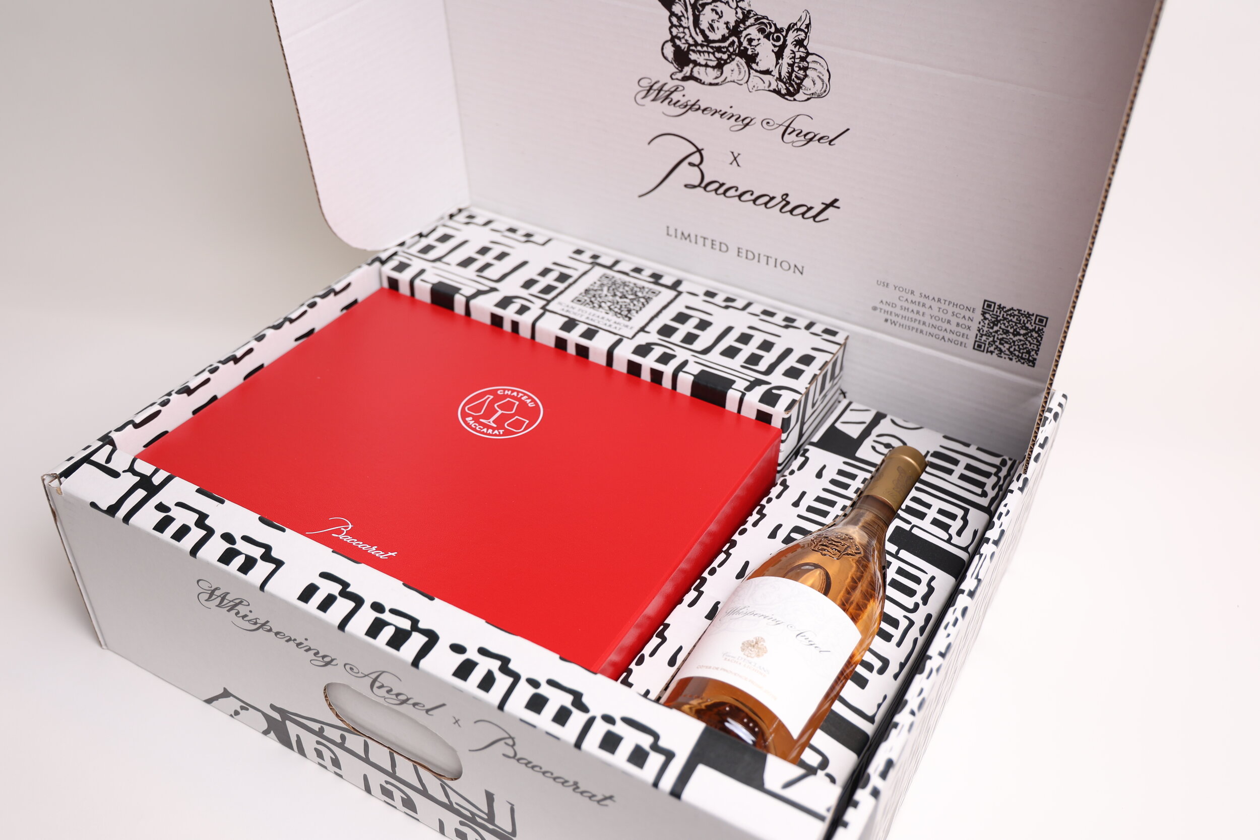  Just in time for&nbsp;Valentine’s Day, the global reference for Provence Rosé&nbsp;Whispering Angel&nbsp;has partnered with French crystal maker&nbsp;Baccarat&nbsp;for a limited-edition gift set.&nbsp;  The set features an artfully designed box insp