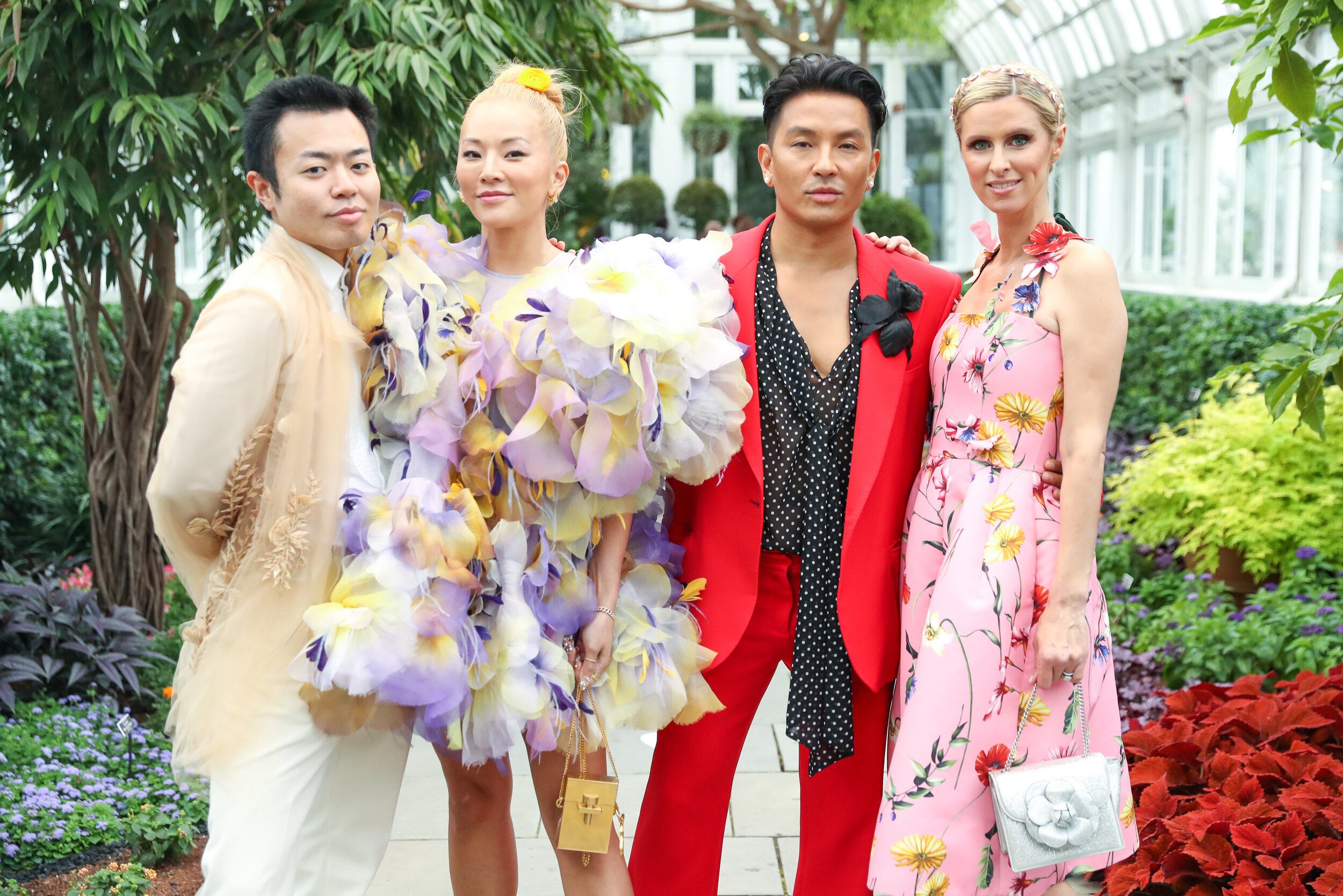  Ezra J. Williams, Tina Leung, Prabal Gurung, Nicky Hilton Rothschild 