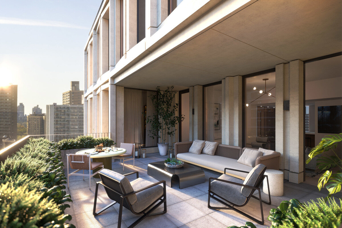  The developers of  212 West 93rd Street —a 14-story condominium building with just 20 residences on the Upper West Side—realized the need for more homes with more outdoor space long ago. In fact, 70% of the residences in the ODA-designed building of