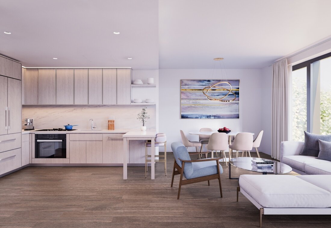    Bloom on Forty Fifth    Located in the heart of Hell’s Kitchen, Bloom on Forty Fifth places residents within easy reach to the Theater District, Times Square and Midtown West. With intelligently designed residences and a thoughtfully curated colle