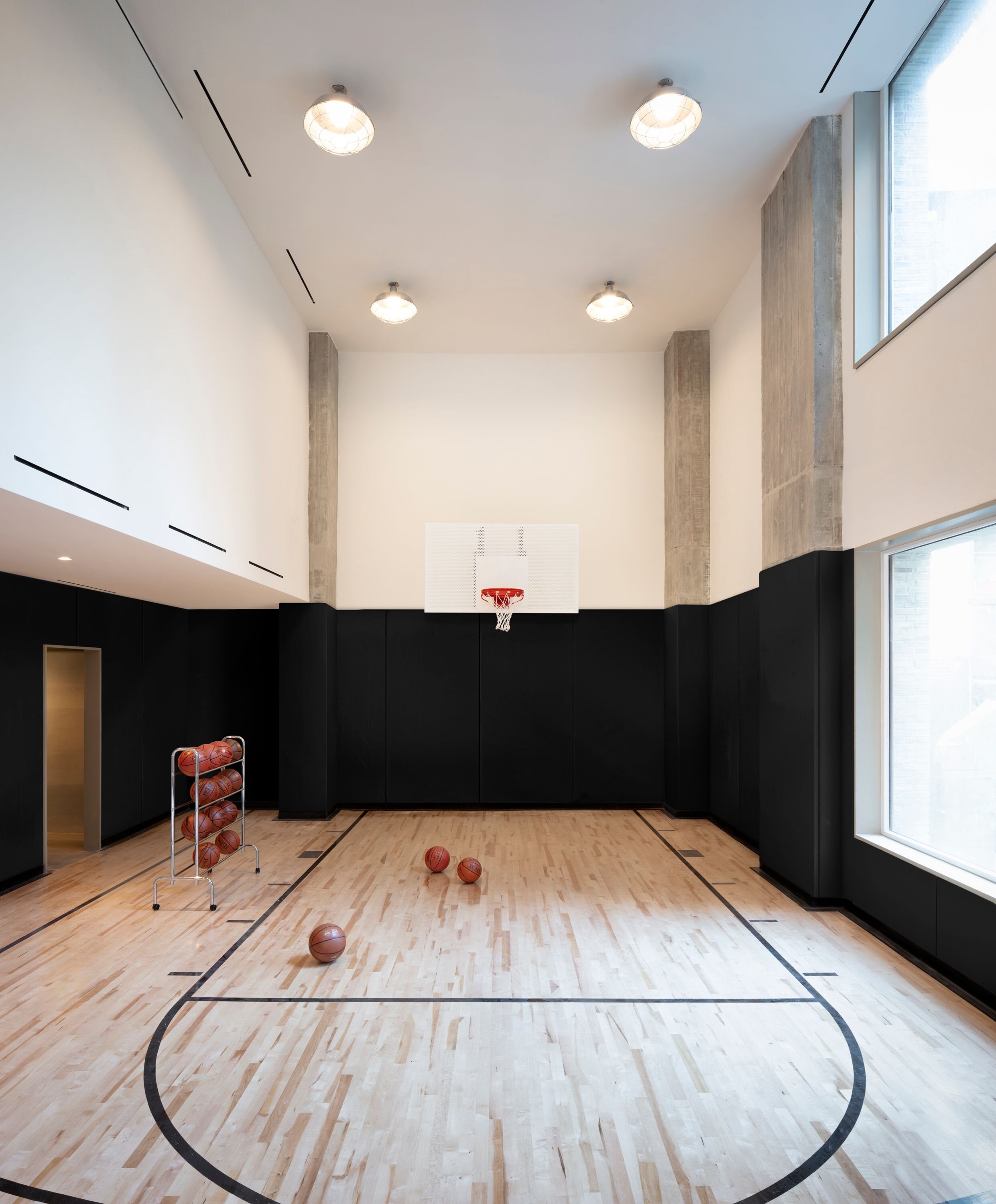   Basketball   Situated in the Upper East Side's coveted Carnegie Hill neighborhood,  180 East 88th Street  boasts a striking basketball court perfect for those looking to shoot for the stars after watching an all-time-favorite summer Olympic sport. 