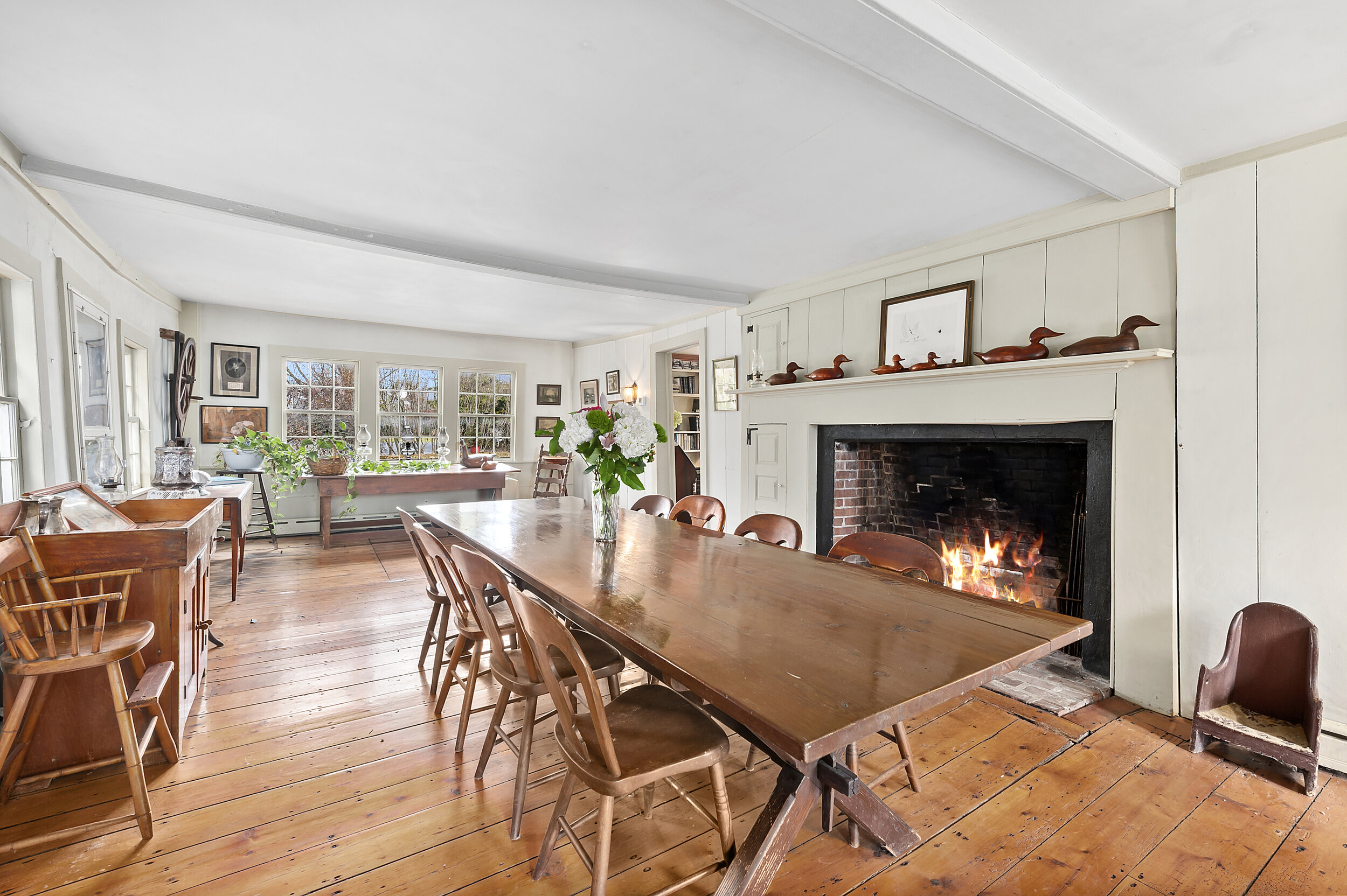  Once home to the Riding Club of East Hampton, where young Jacqueline Bouvier learned to ride, the .9-acre former “Abraham Baker House” property abuts the village’s Estate Section and carries the special distinction of being both in the Village and t