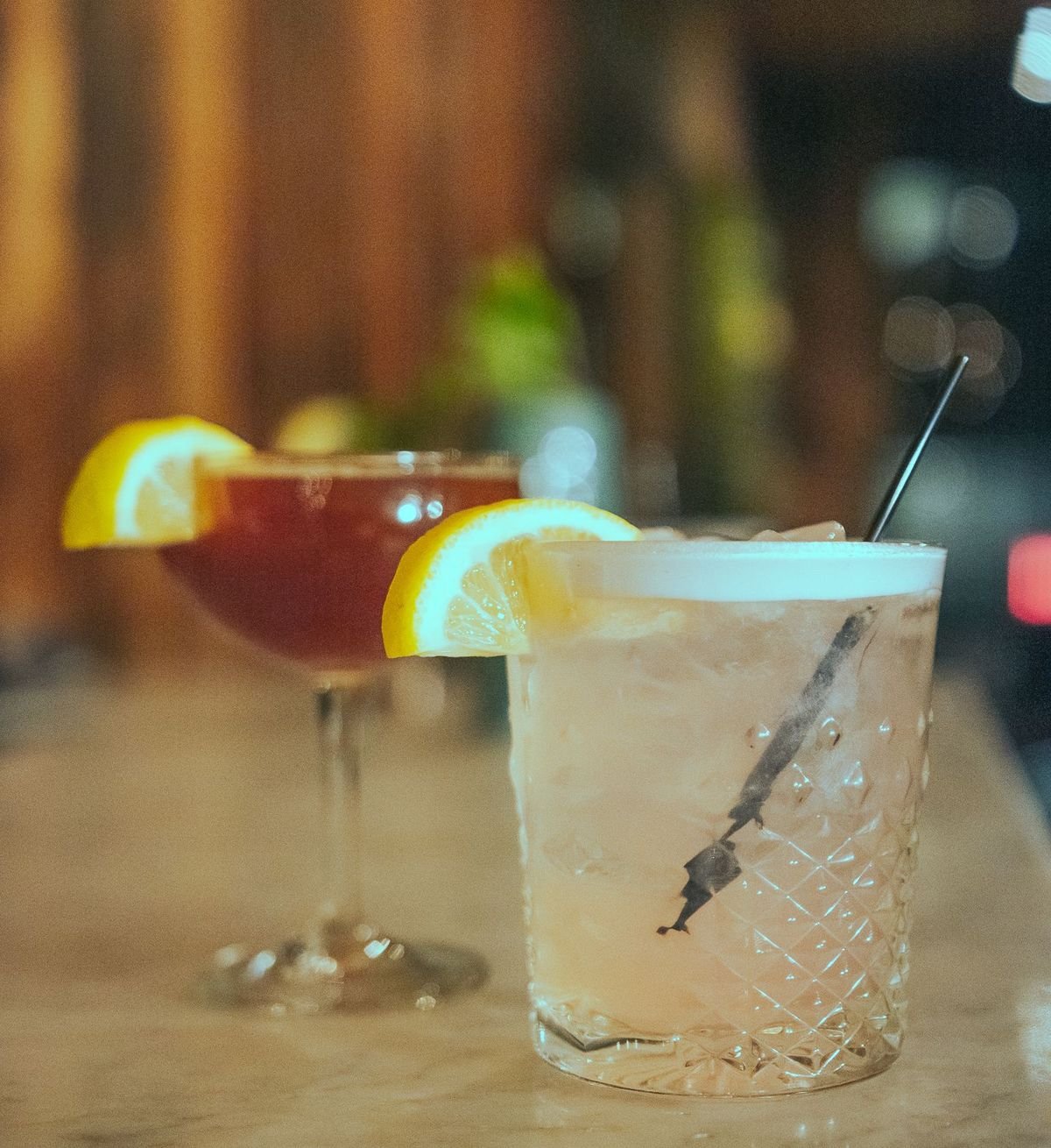    Hidden Lane     (129 E. 15th St.) has you covered if you're workin' 9am - 5pm, with a special holiday happy hour menu from 5pm - 8pm, Monday to Friday. Grab drinks with friends and coworkers with specially priced cocktails include Hidden Lane's Ho