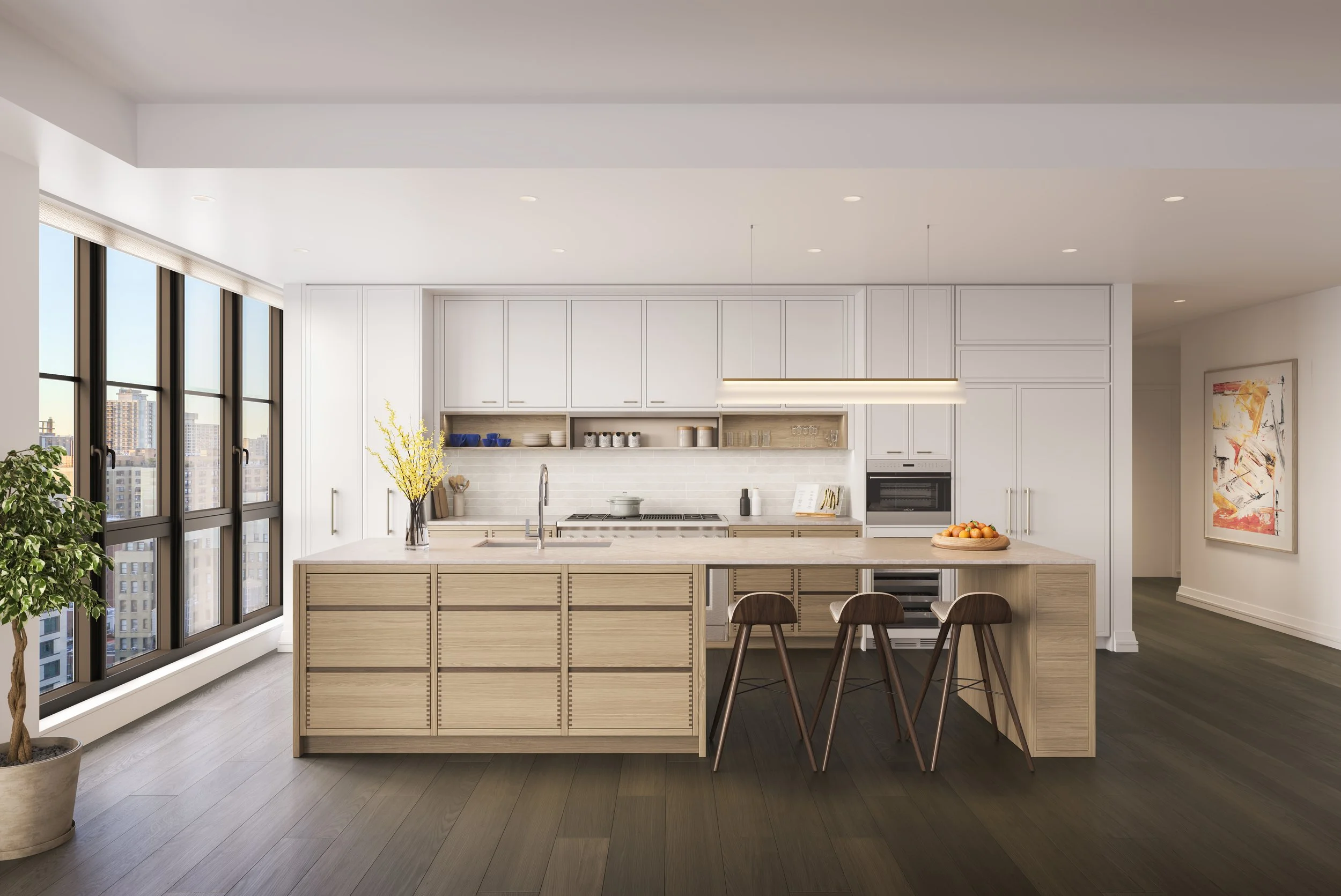  Compass Development Marketing Group is the exclusive sales and marketing agent for 96+Broadway. 