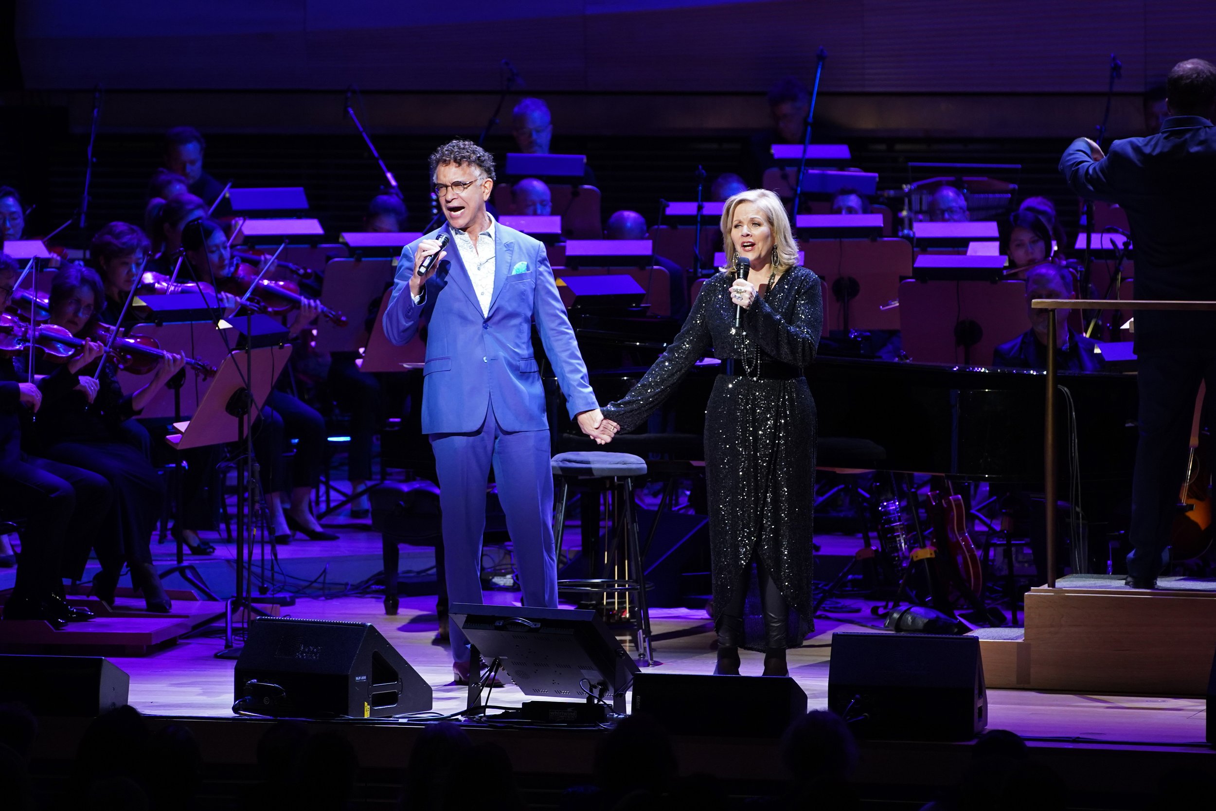  Brian Stokes Mitchell and Renée Fleming perform onstage  (Photo by Rob Kim/Getty Images for Lincoln Center &amp; The New York Philharmonic&nbsp;) 