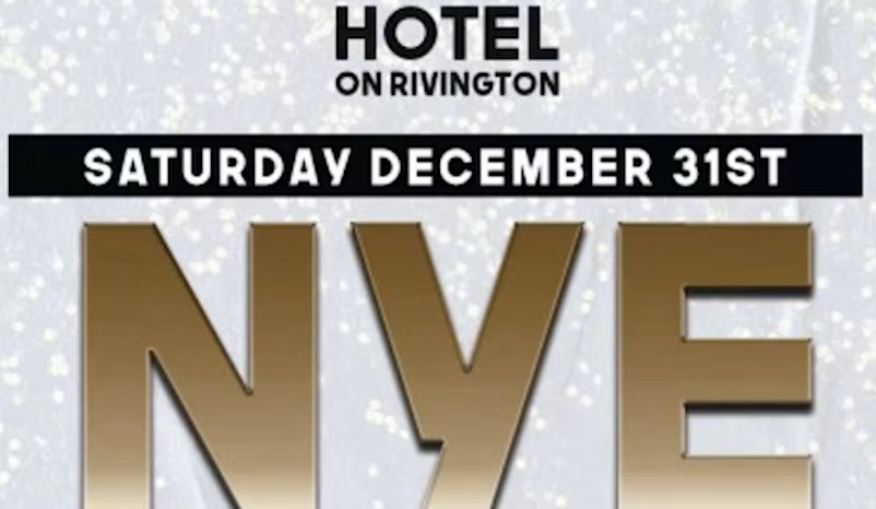 New Year's Eve at Hotel on Rivington