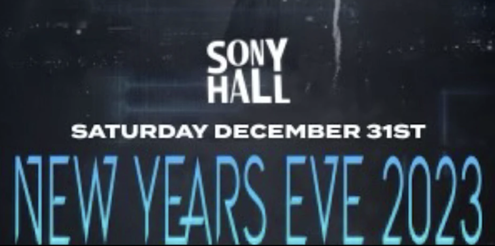 Sony Hall Hosts New Year's Eve 2023 Party 