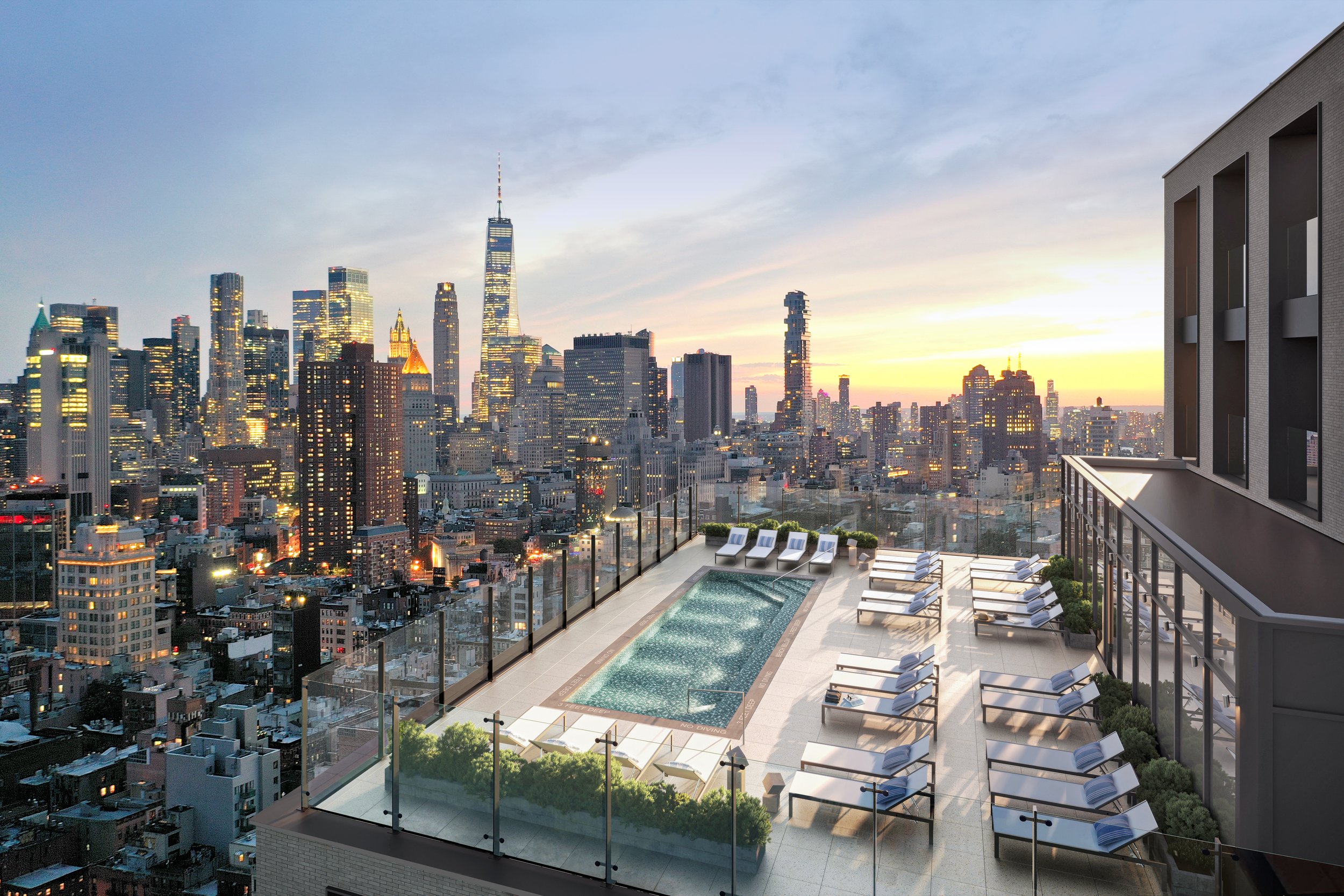  The Gotham Organization today revealed the first look at its newest luxury rental development, The Suffolk. Located at 55 Suffolk in the Lower East Side, the 30-story tower includes 378 residences with 330,000 square feet of mixed-use space and is s