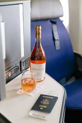 Château d’Esclans And United Airlines Inflight Collaboration With Whispering Angel Rosé