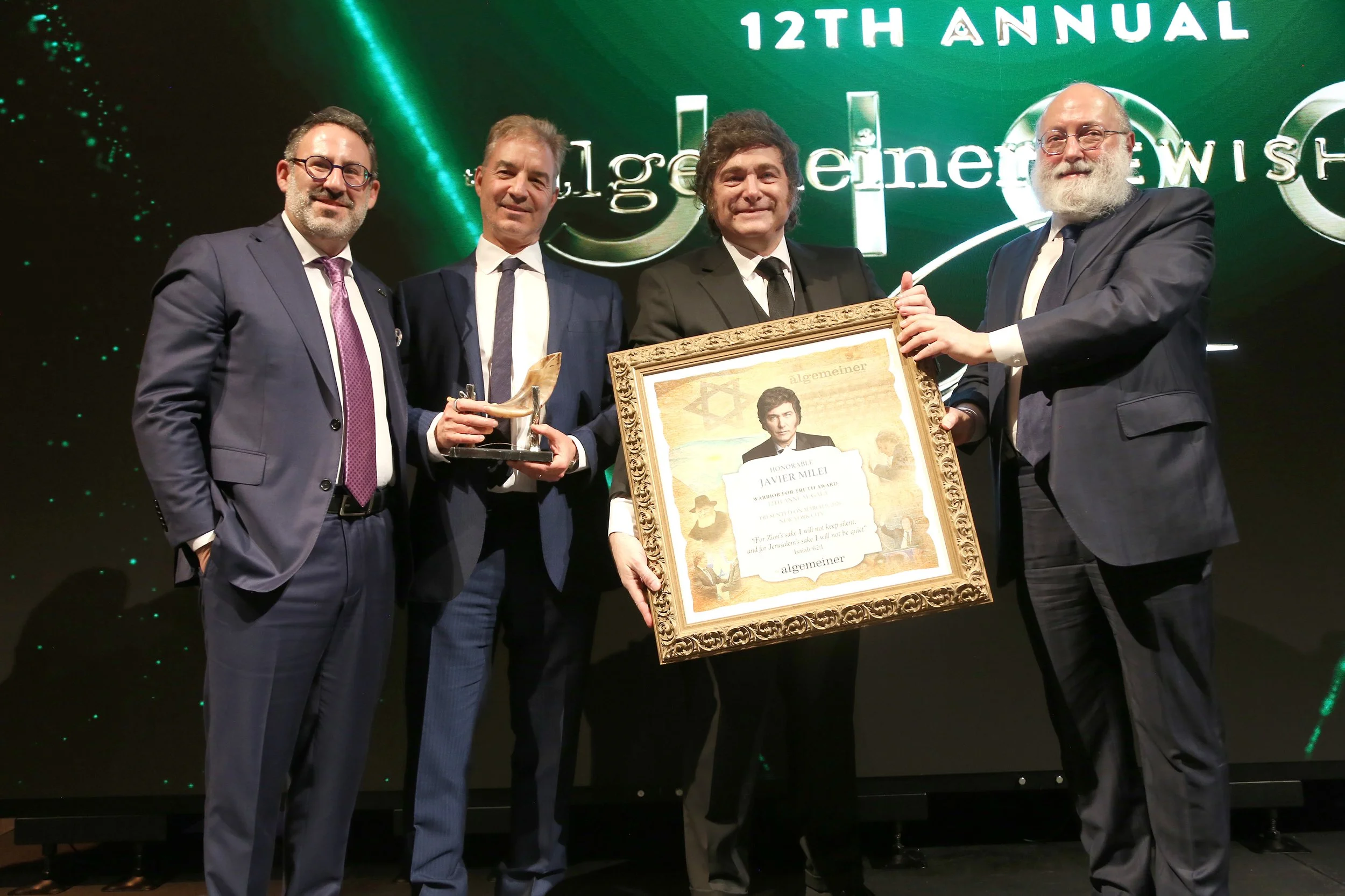 David Cohen, Dan Loeb, President Javier Milei, Simon Jacobson 4077233.jpg