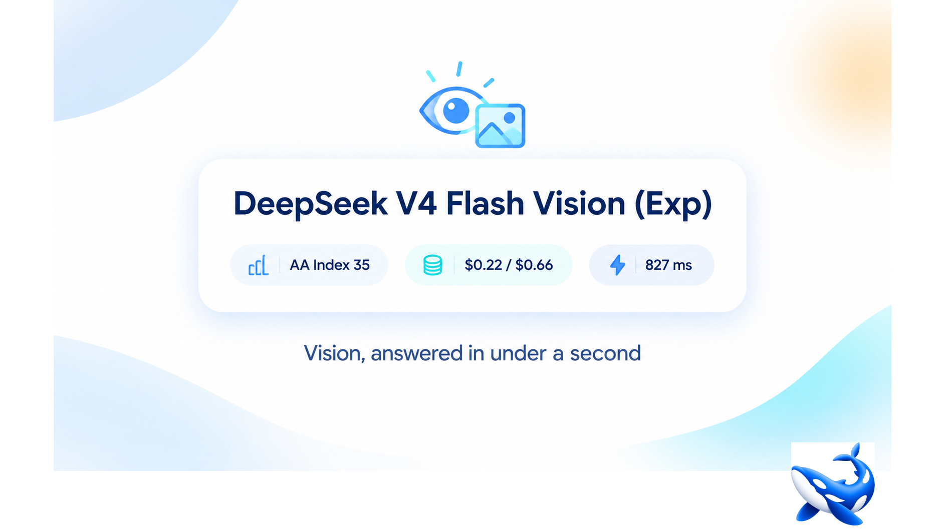 DeepSeek V4 Flash Vision (Exp): Vision, Answered in 827 Milliseconds