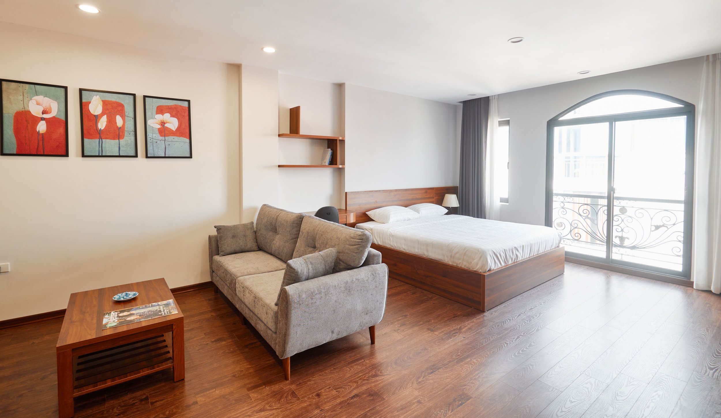 a hotel room