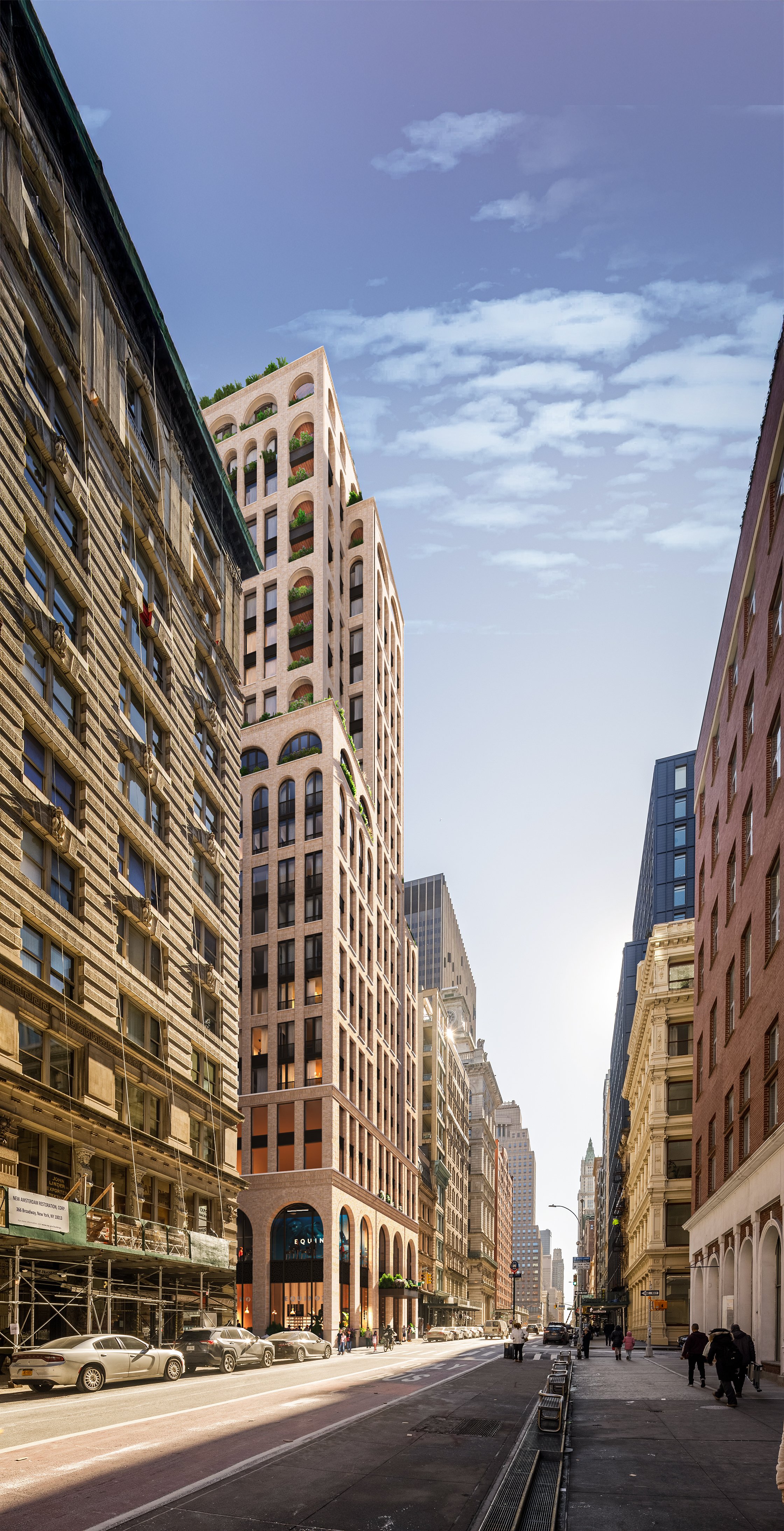 65 Franklin Street Begins Its Rise Above Tribeca