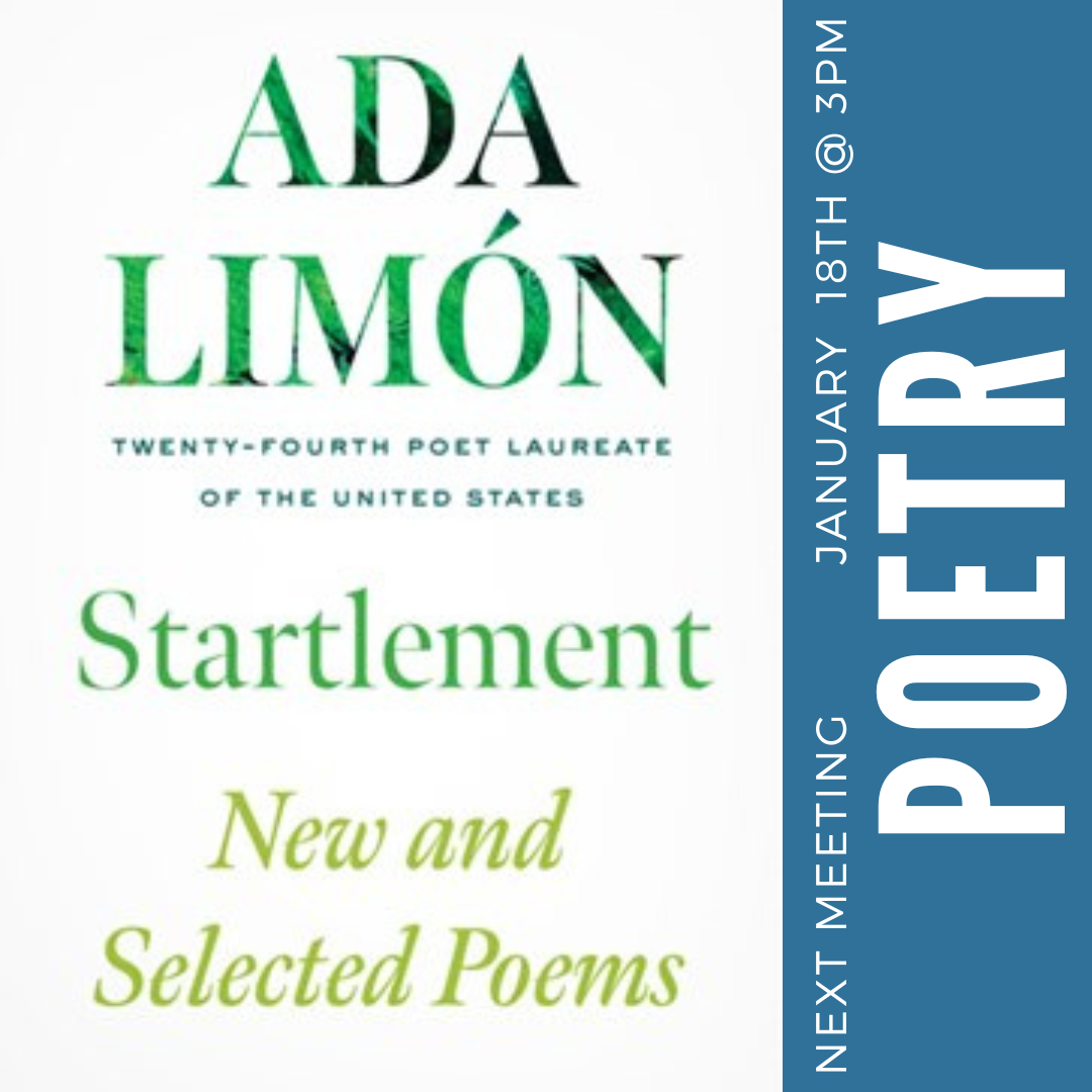 Poetry Book Club:  Startlement