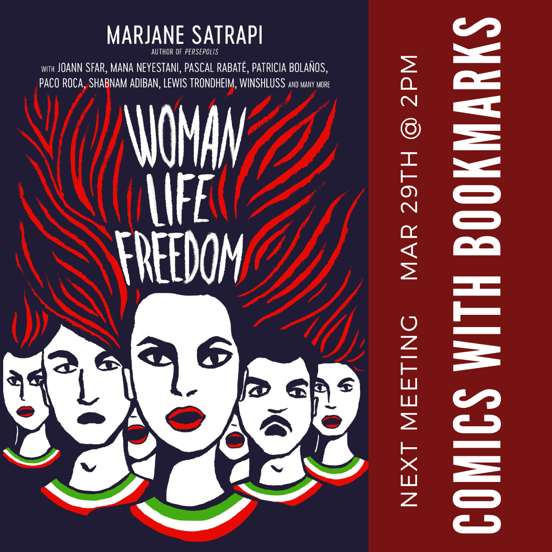 Comics with Bookmarks Book Club -  Woman, Life, Freedom