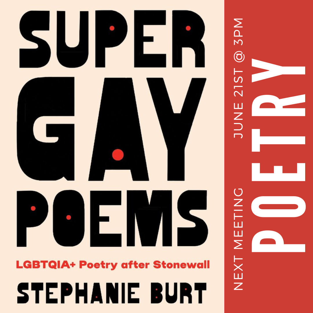 Poetry Book Club:  Super Gay Poems