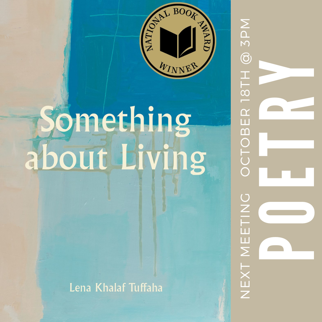 Poetry Book Club:  Something about Living