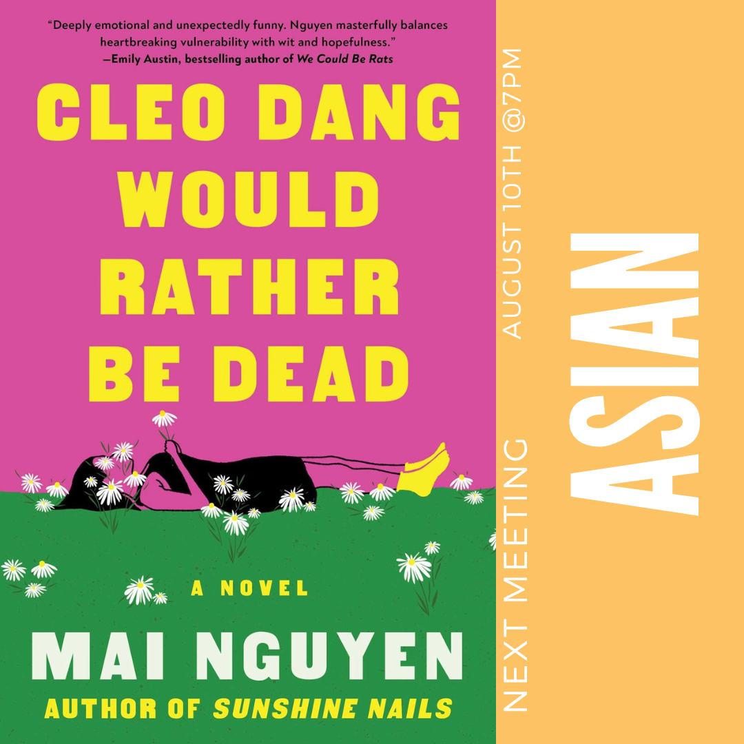 Asian Book Club: Cleo Dang Would Rather Be Dead by Mai Nguyen