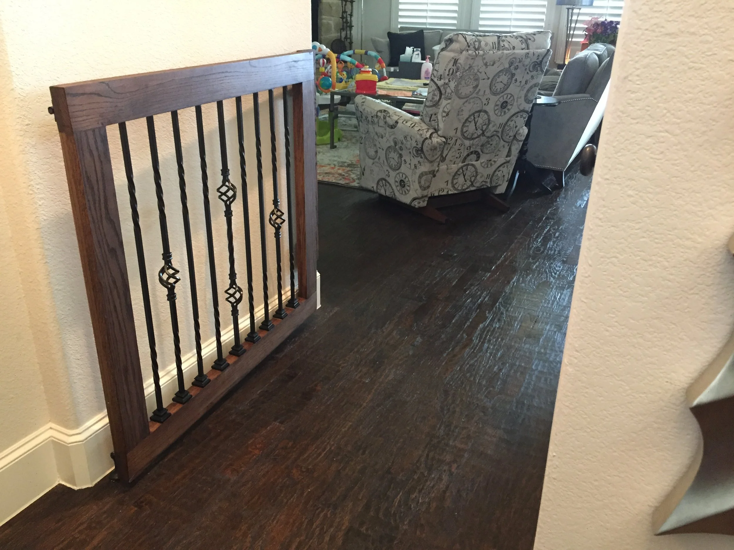 Gate for twin girls opened