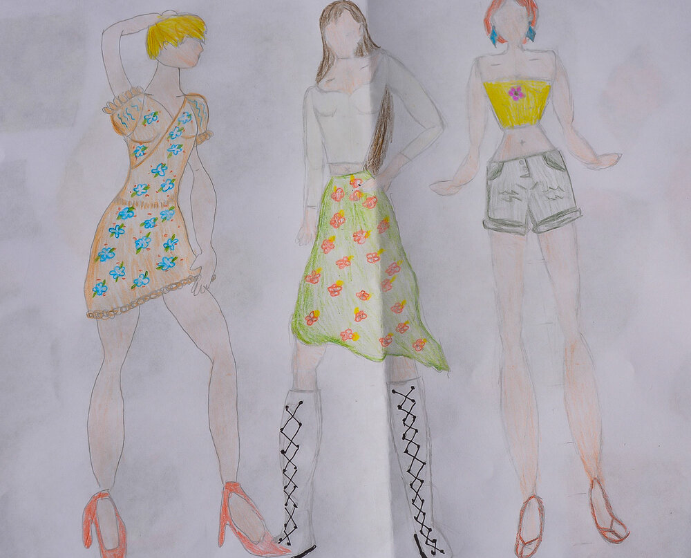Fashion Design: Fashion illustration book for kids and teens. Draw