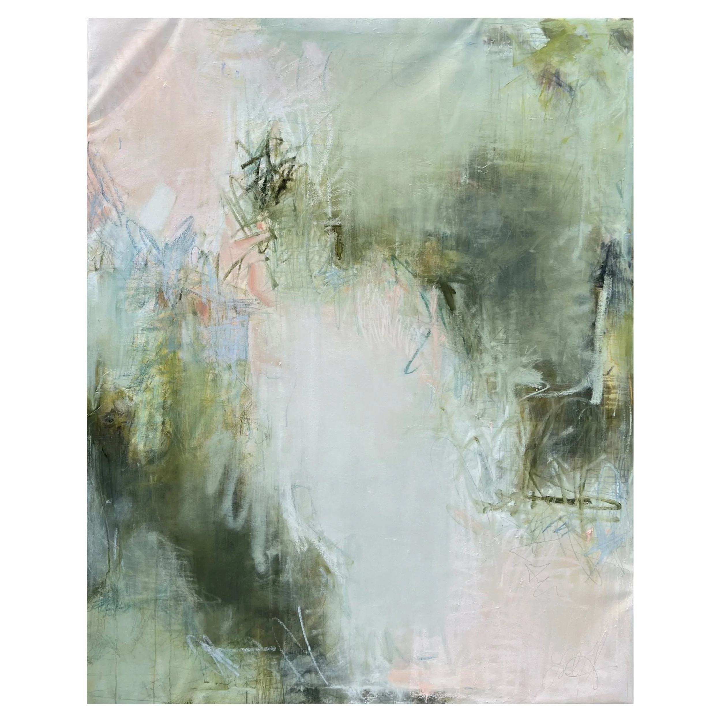  48 x 60  mixed media on canvas  coming soon! 