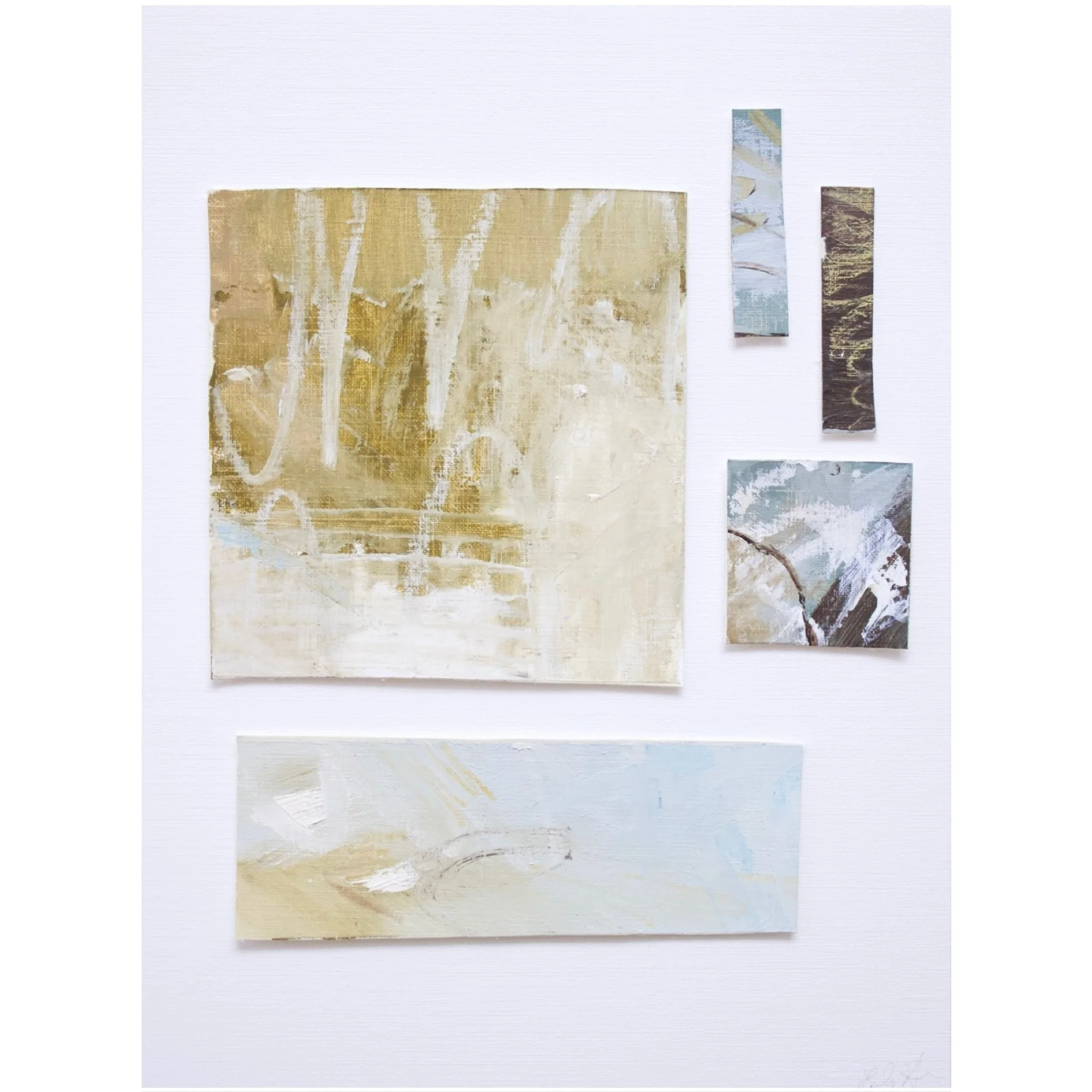  9in x 12in   oil, pastel and pencil pasted on paper    Shop Now!   