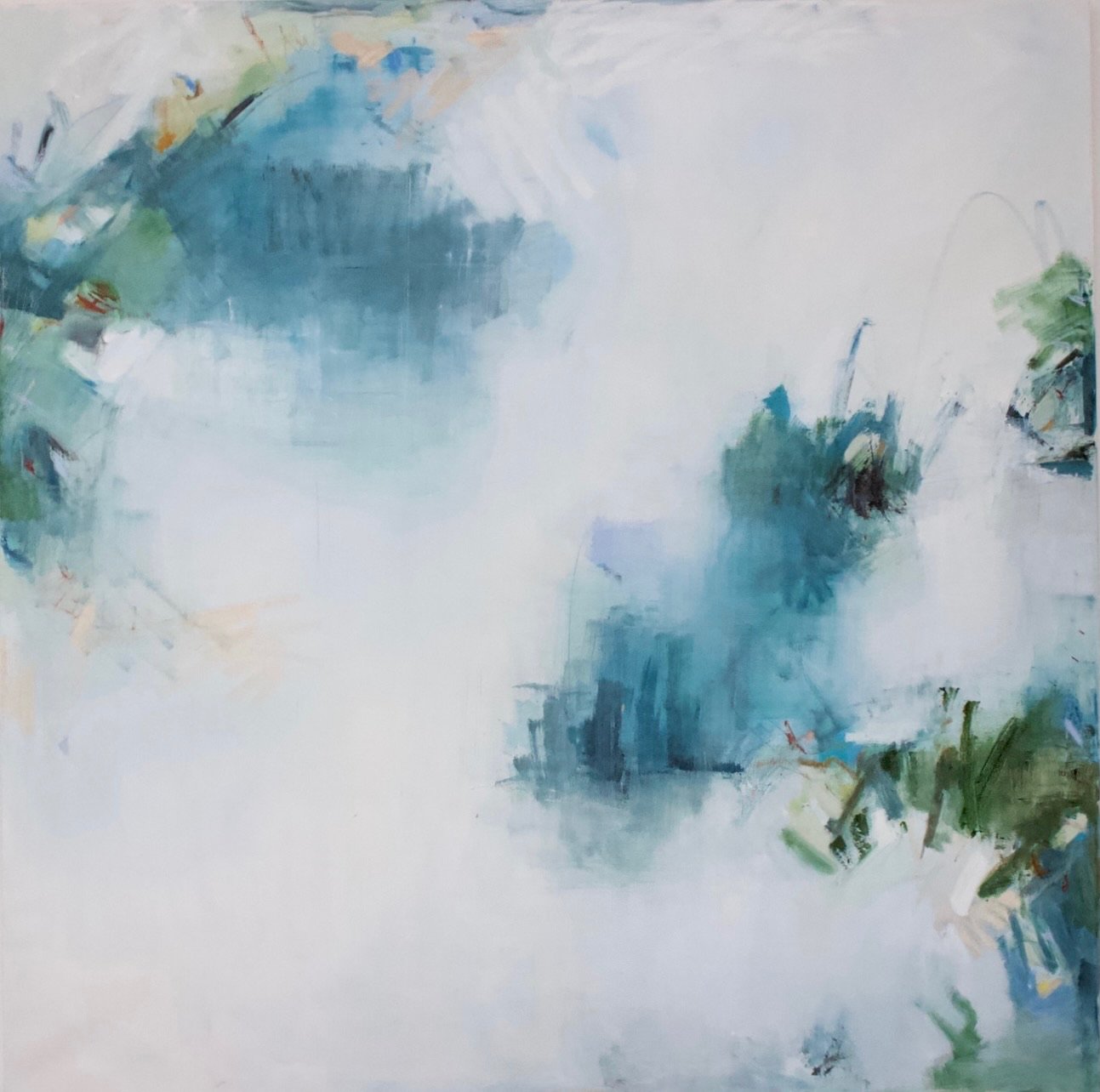 48in x 48in oil, pencil and pastel on canvas Coming Soon!