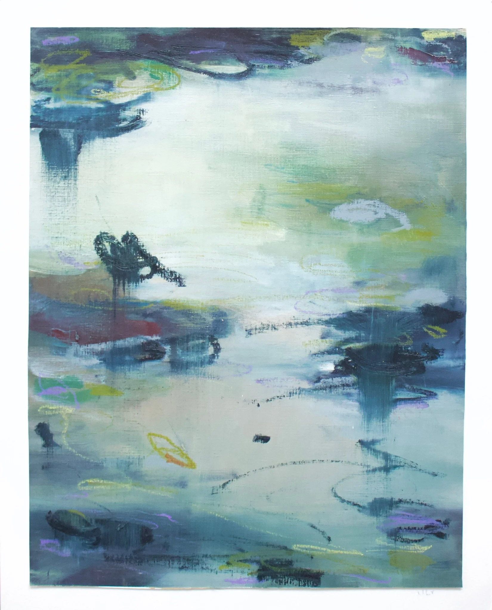 Wading in the Shallow End II_16x20_On paper.jpeg