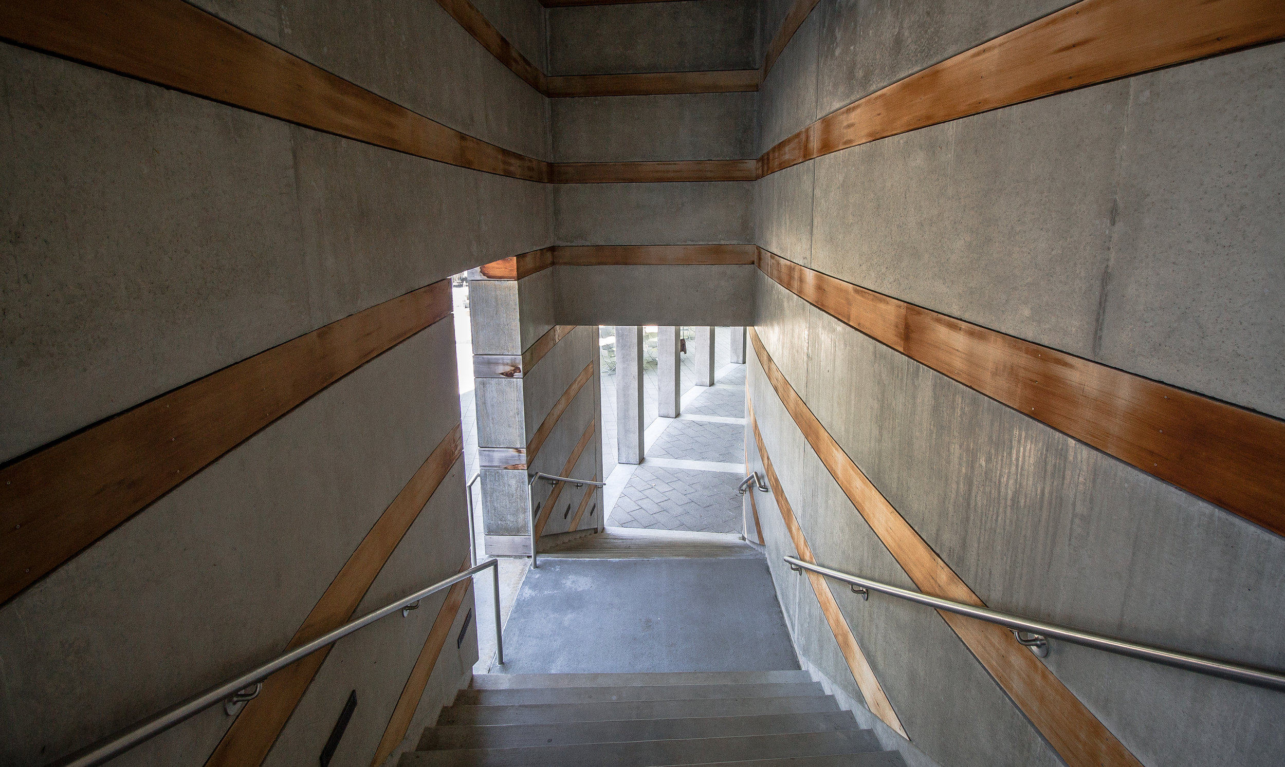 Architecture as art in Crystal Bridges.
