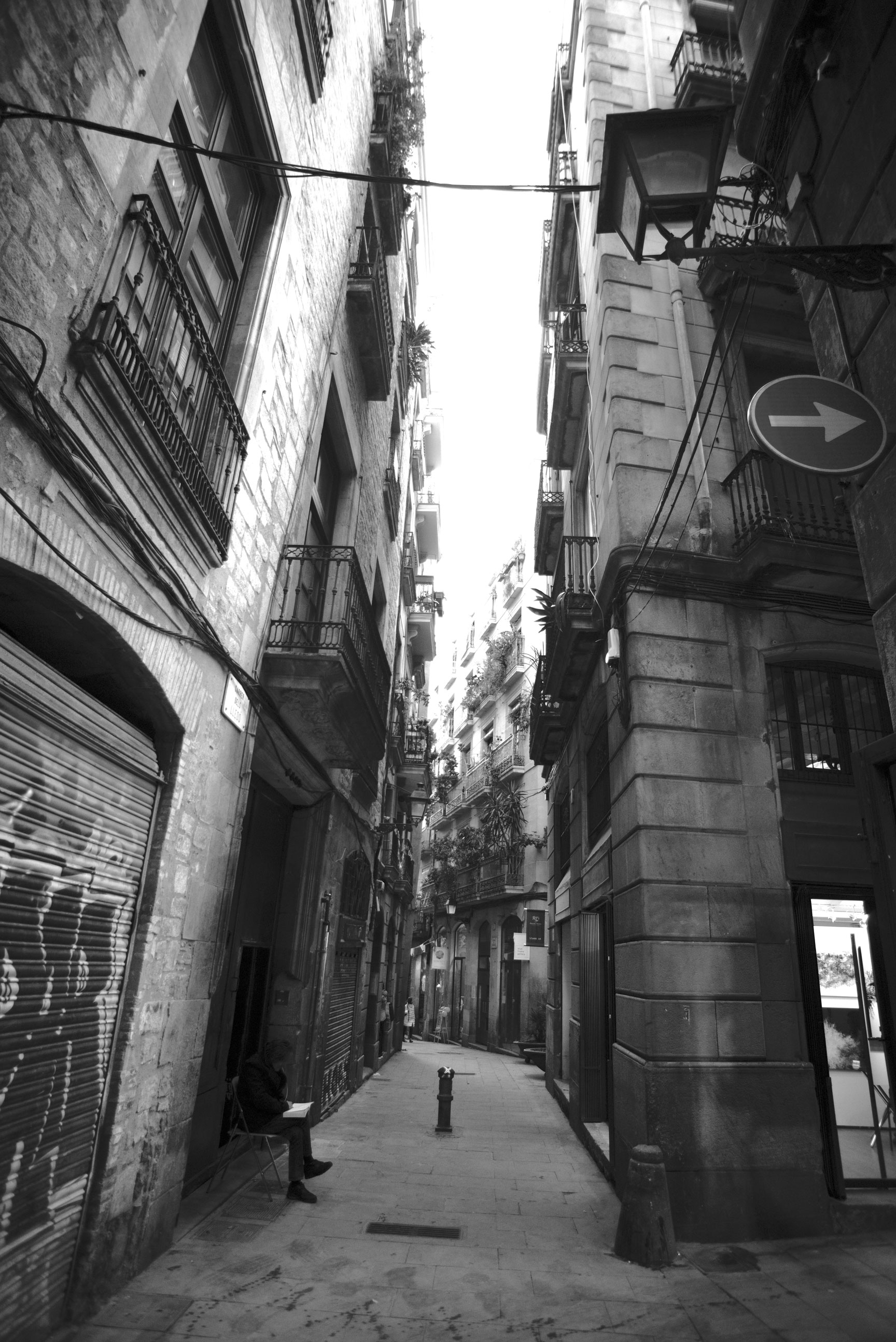 Gothic street, Barcelona. 2019