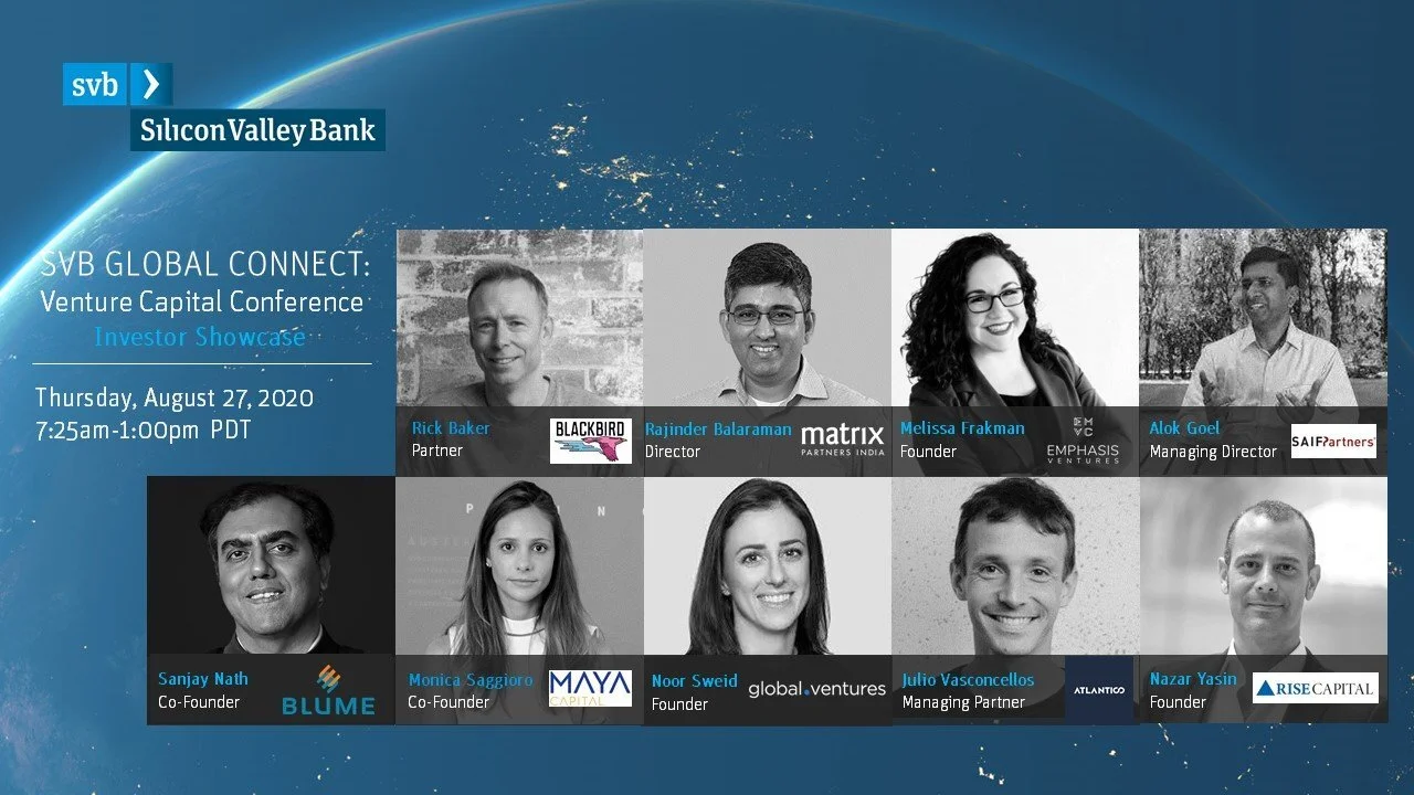 EMVC represents India with SAIF Partners, Matrix Partners, Blume Ventures at the SVB Global Venture Capital Conference