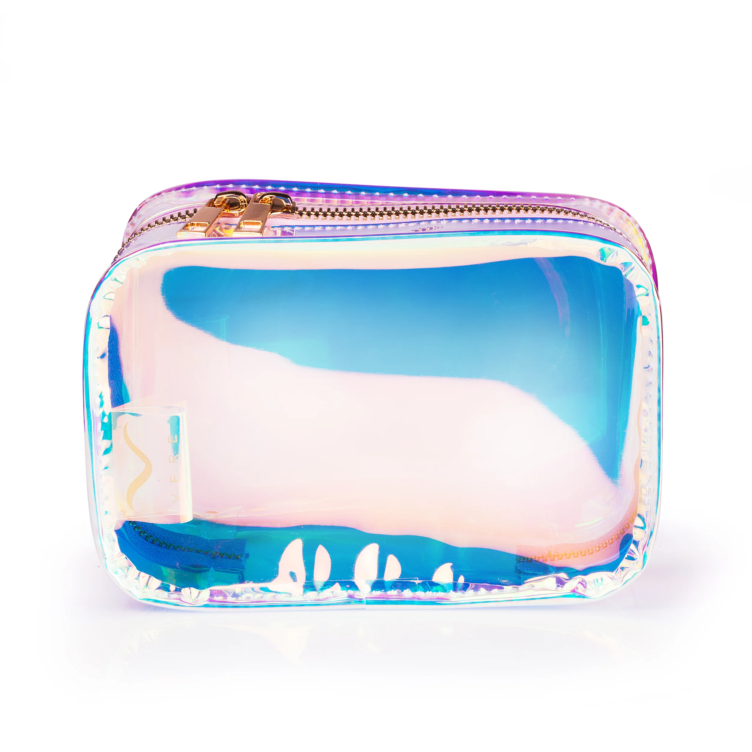 holographic bag cosmetic bag iridescent bag TPU handbag hand bag purse holographic purse accessory makeup fashion trendy