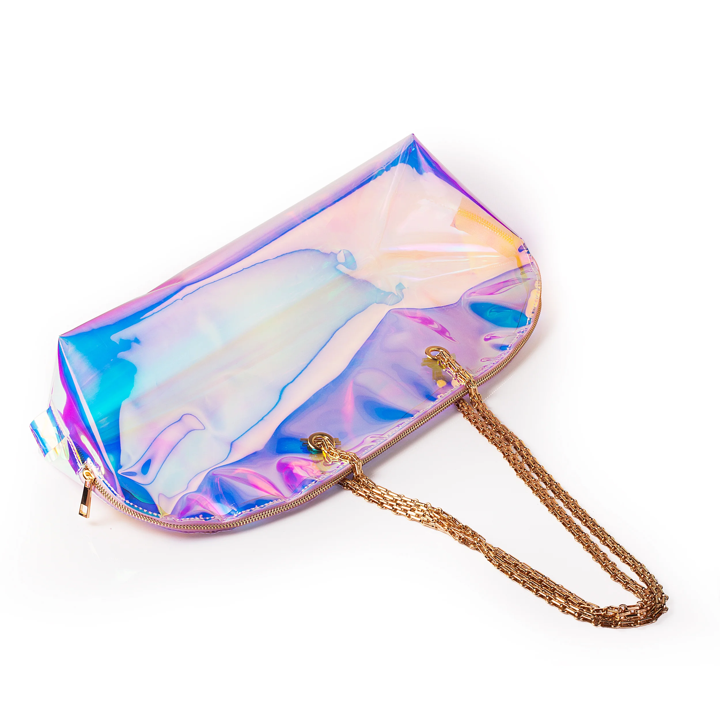 holographic bag cosmetic bag iridescent bag TPU handbag hand bag purse holographic purse accessory makeup fashion trendy vere holographic vere everlasting vere prism