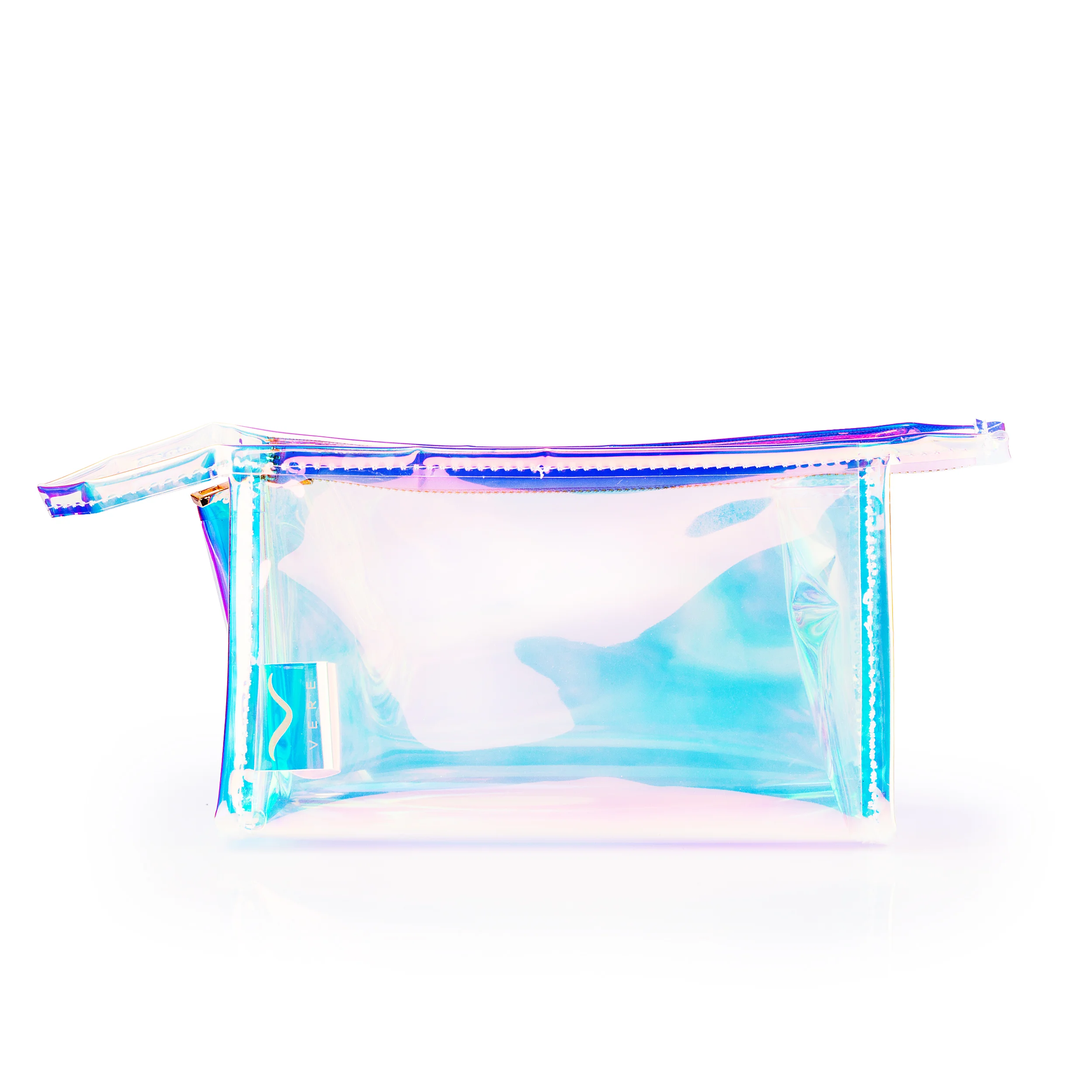 holographic bag cosmetic bag iridescent bag TPU handbag hand bag purse holographic purse accessory makeup fashion trendy vere holographic vere everlasting vere prism