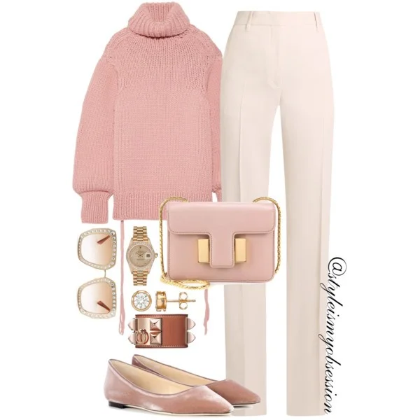 Chic Flats - Pink Sweater.jpg